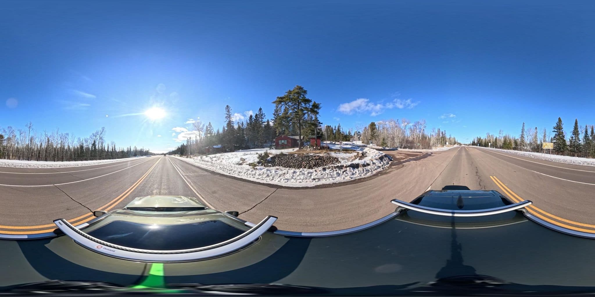 Street view near Timberlunds Resort, Grand Marais