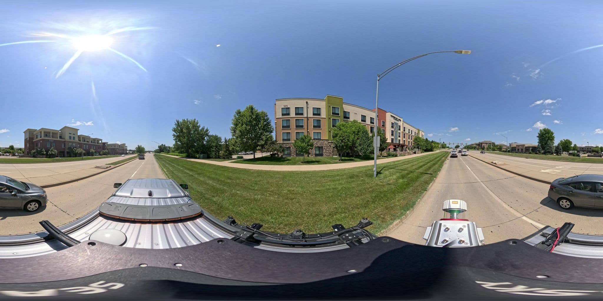 Street view near TownePlace Suites Des Moines West/Jordan Creek, Clive — © UAS_ISG (CC BY-SA · Mapillary)