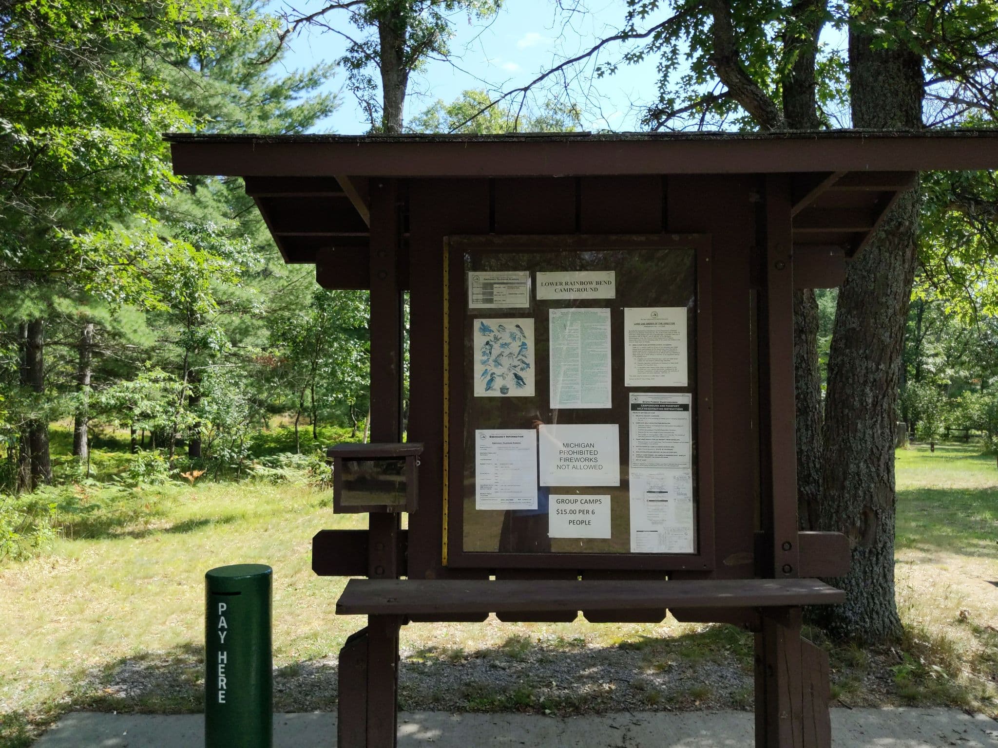 Street view near Lower Rainbow Bend Campground, Mio — © treestryder (CC BY-SA · Mapillary)
