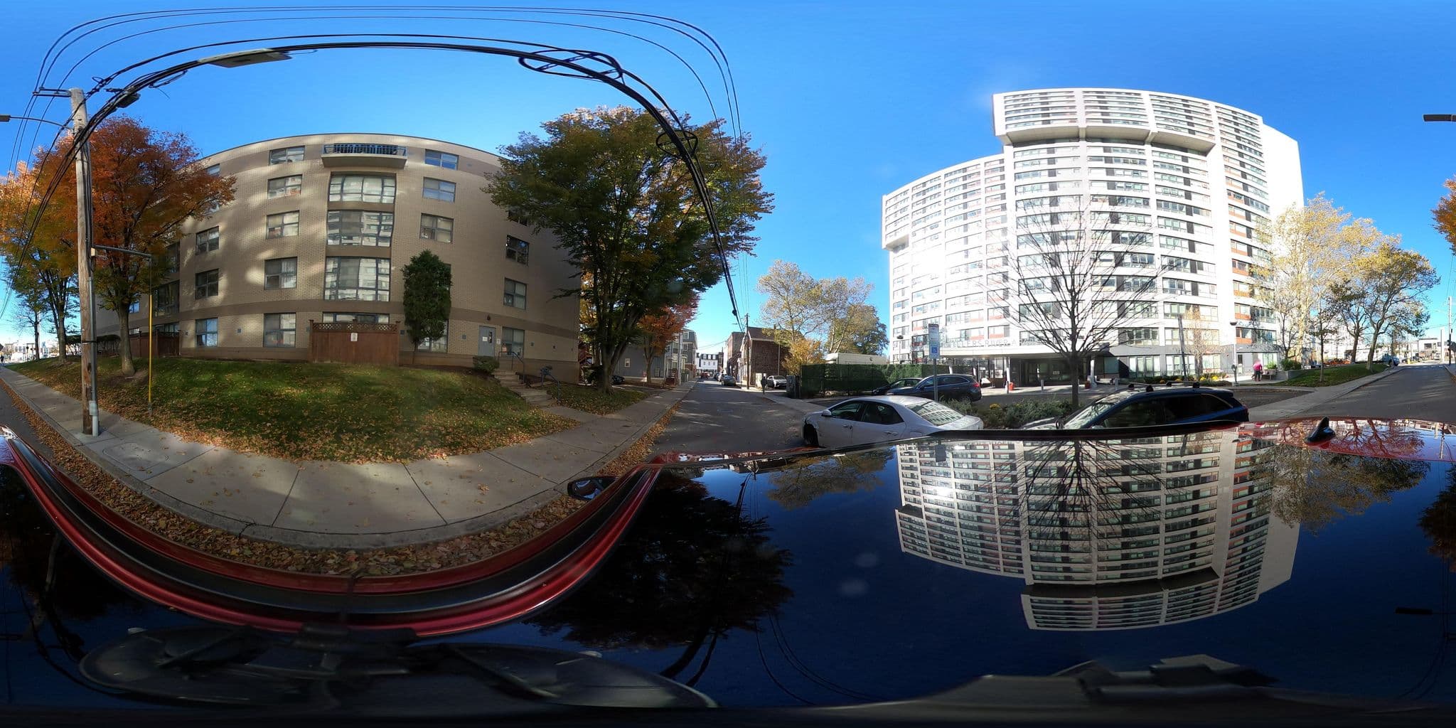 Street view near Miller's River Apartments, Kendall Square — © quickness805 (CC BY-SA · Mapillary)