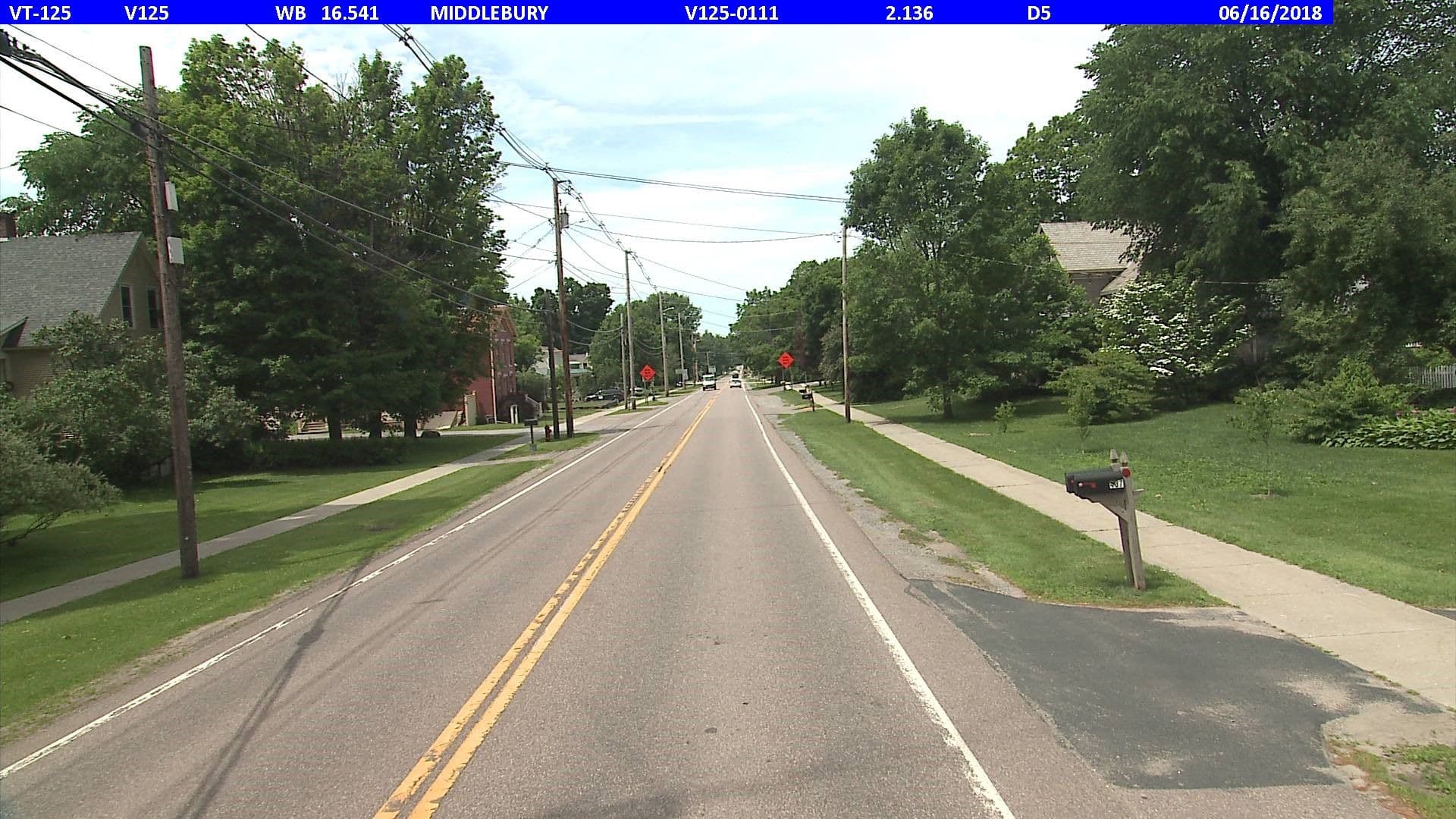Street view near By the Way B & B, Middlebury (village) — © vtrans_row (CC BY-SA · Mapillary)