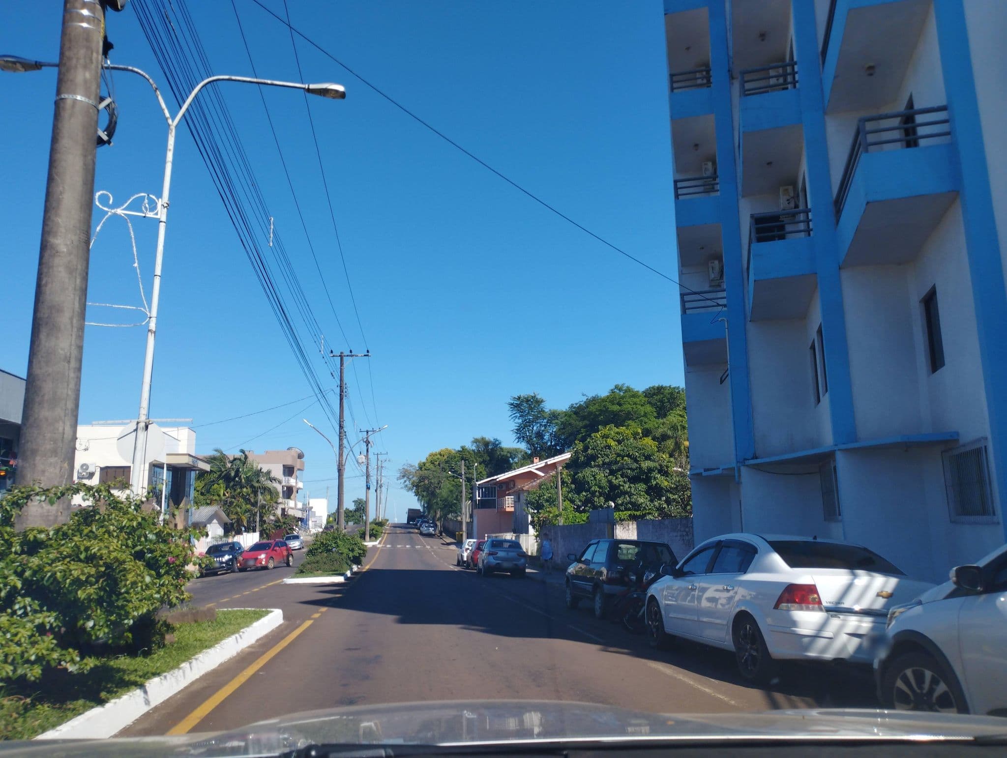 Street view near Silva Turis Hotel, Palmitinho — © carlosbrys (CC BY-SA · Mapillary)