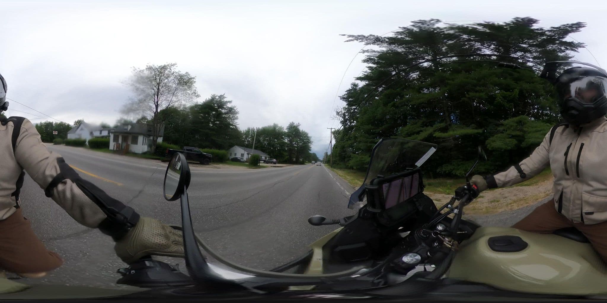 Street view near Busy Bee Cabins, Cumberland Center — © nonusablebody (CC BY-SA · Mapillary)