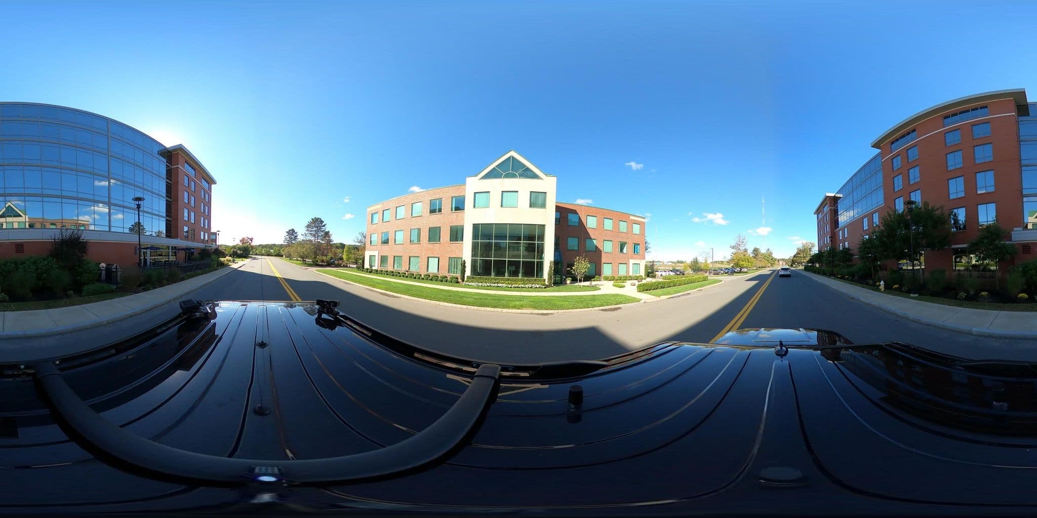 Street view near Homewood Suites, Newton Upper Falls — © Lanka6359 (CC BY-SA · Mapillary)