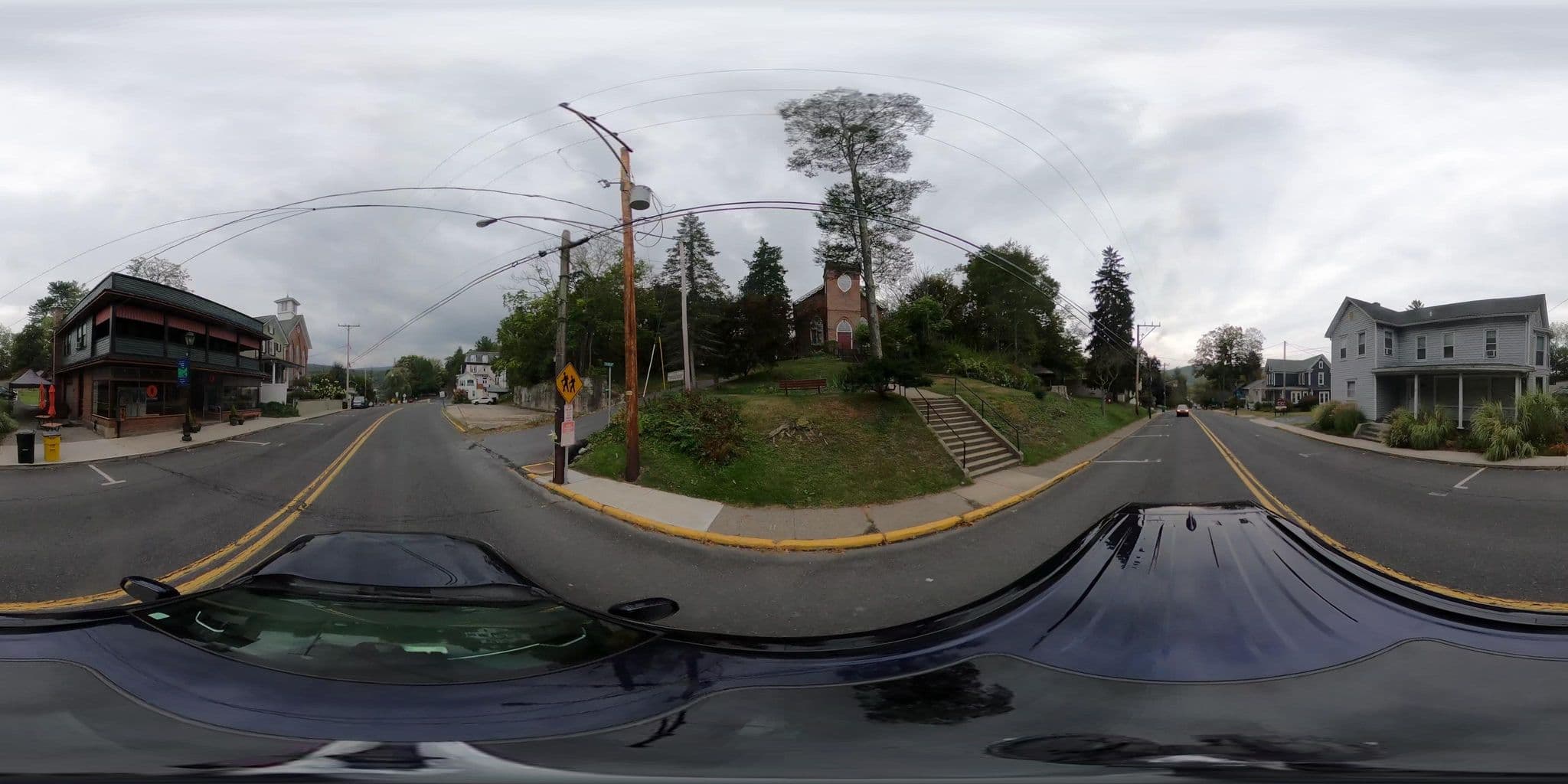 Street view near Appalachian Trail Hikers Center, East Stroudsburg — © GEdwardJohnson (CC BY-SA · Mapillary)