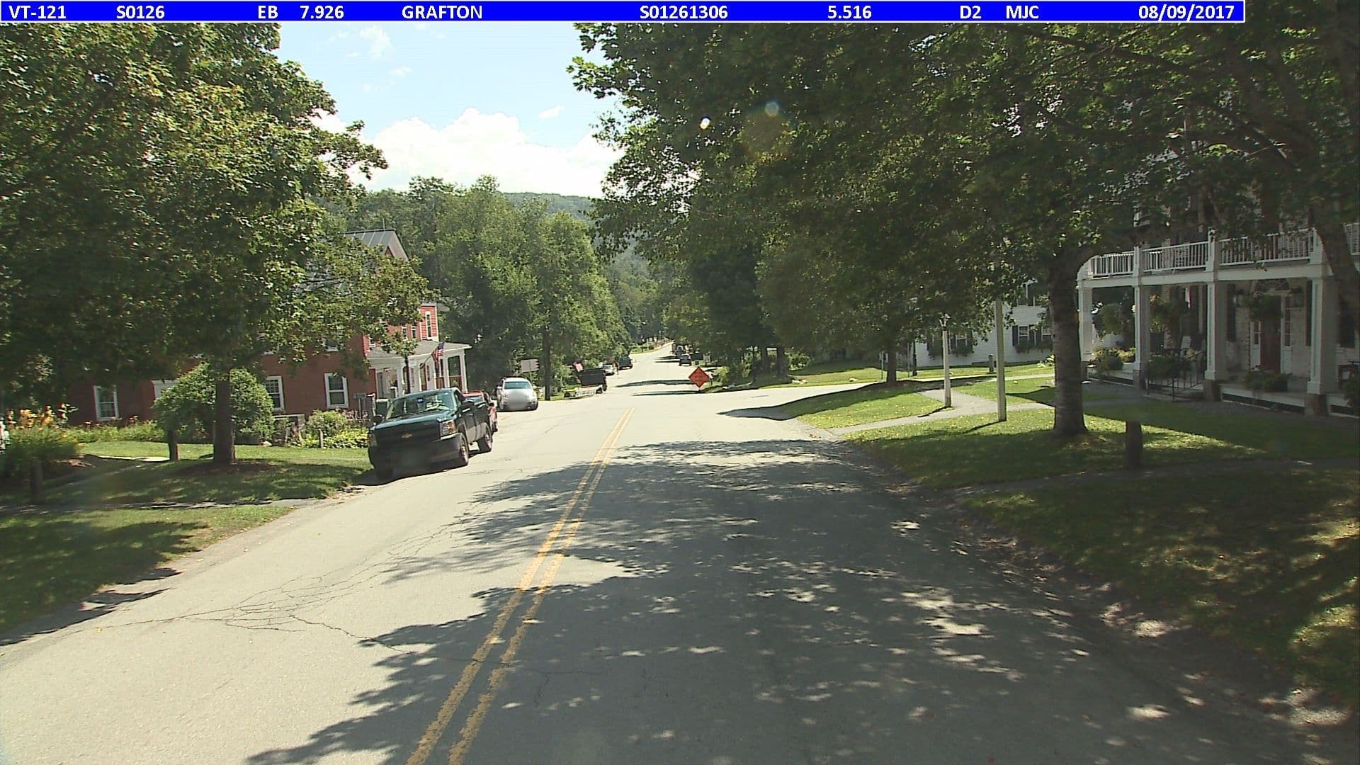 Street view near Grafton Village Inn, Bellows Falls — © vtrans_row (CC BY-SA · Mapillary)