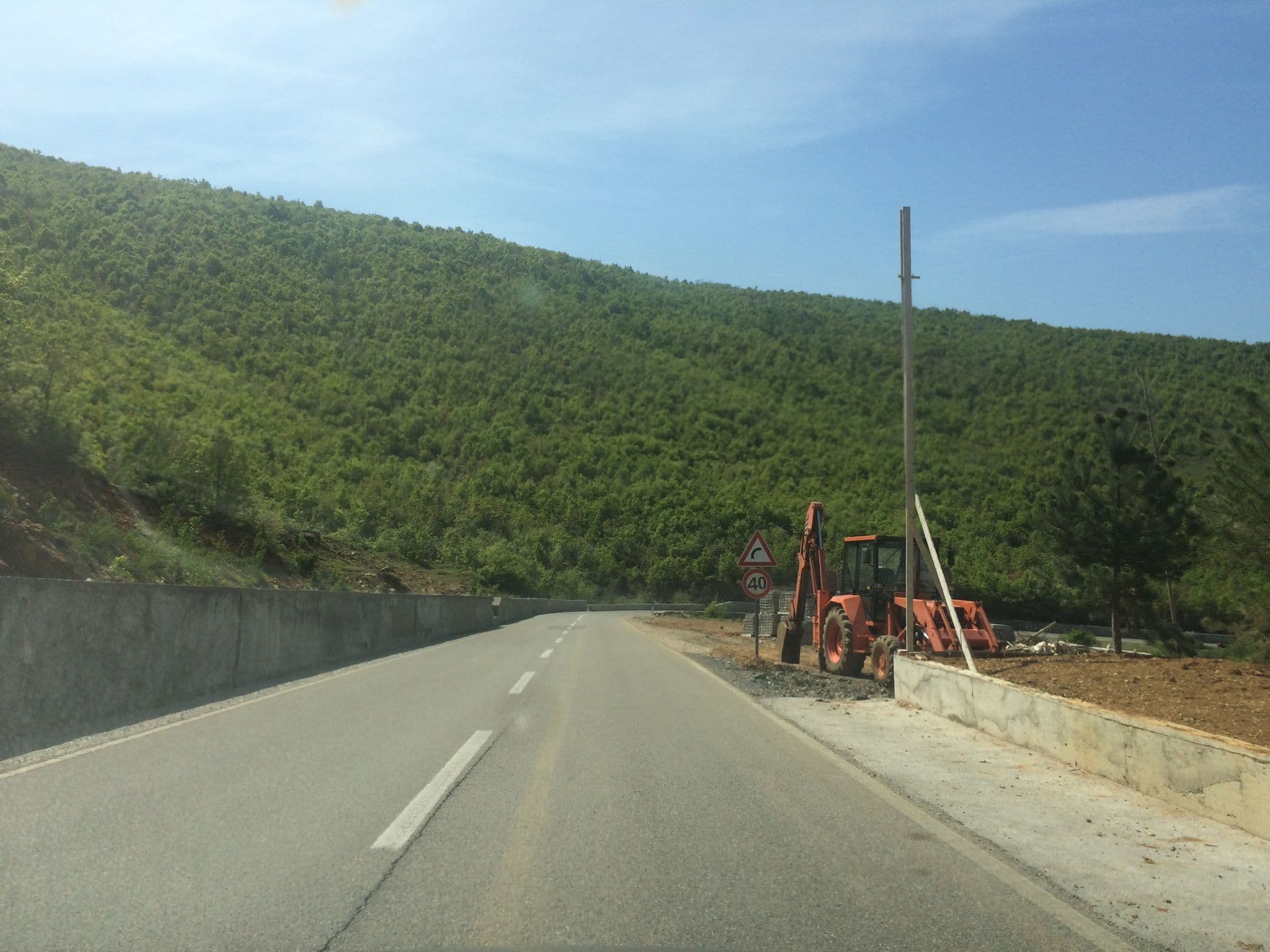 Street view near Hotel Grand Klaus, Bajram Curri