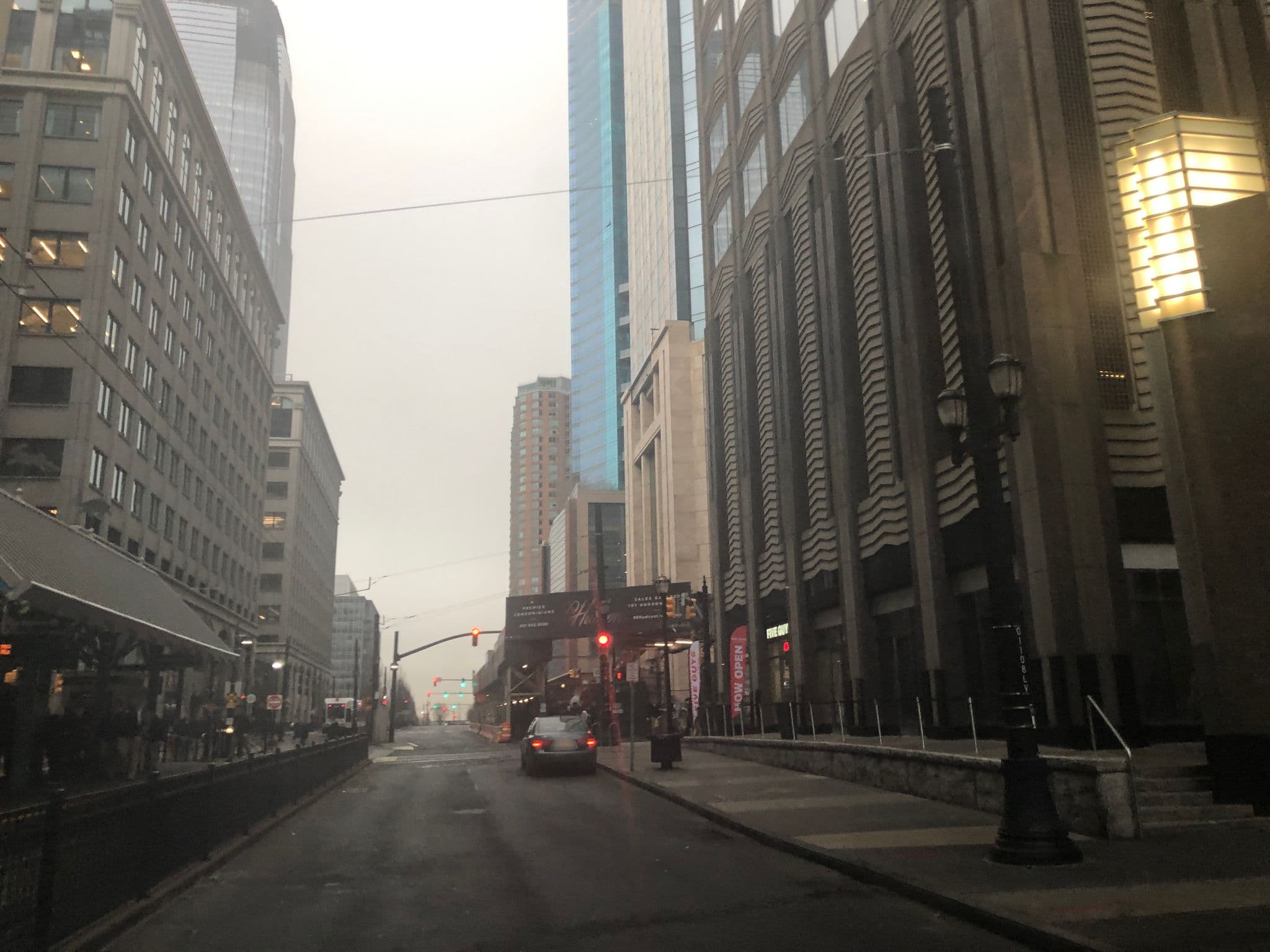 Street view near Hyatt House New Jersey, Battery Park City — © nykera96 (CC BY-SA · Mapillary)