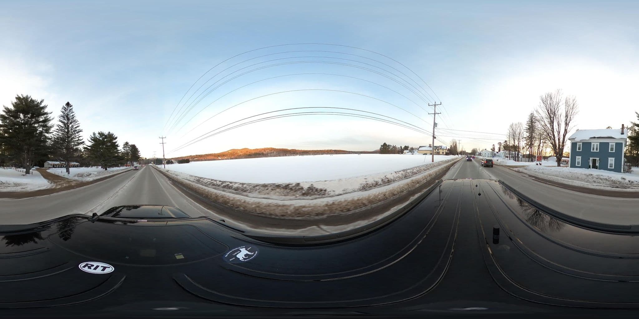 Street view near The Inn st The Rostay, West Paris — © Lanka6359 (CC BY-SA · Mapillary)