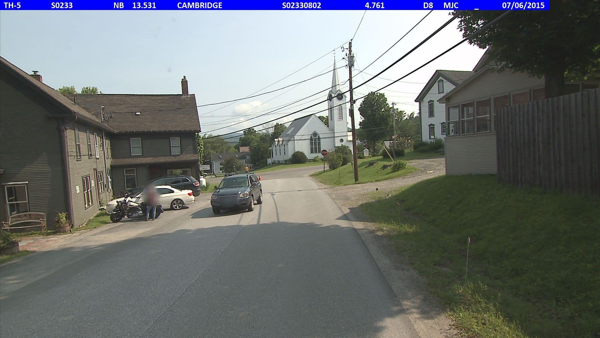 Street view near Smugglers Notch Inn, Stowe — © vtrans_row (CC BY-SA · Mapillary)