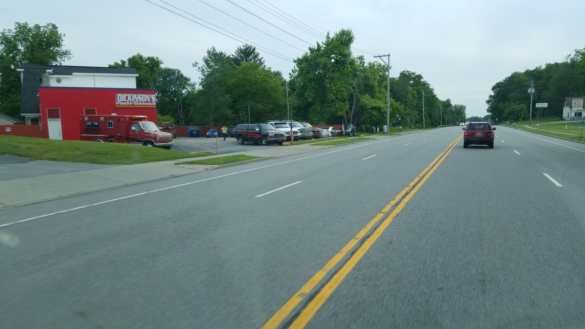 Street view near Mark Trail Motel, Oakfield — © jbthemilker (CC BY-SA · Mapillary)