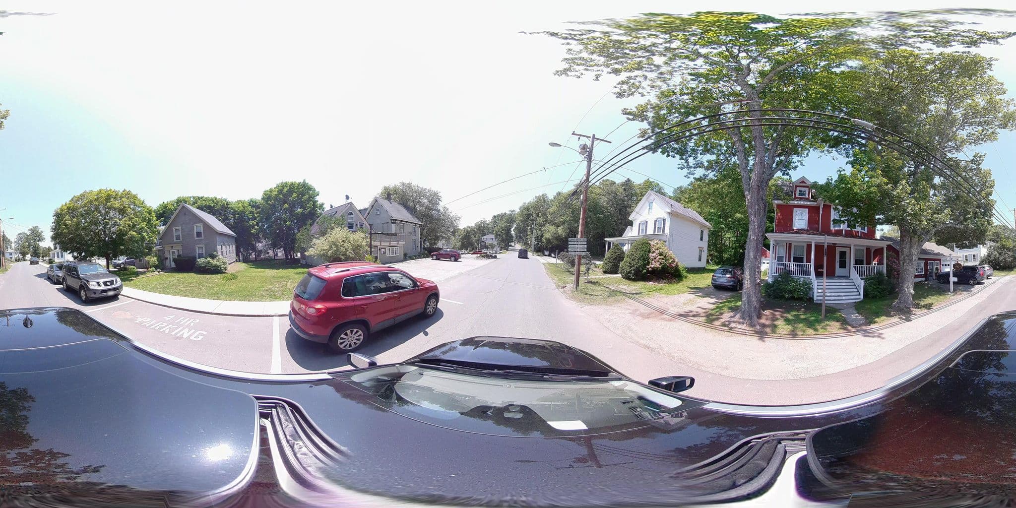Street view near Thistle Inn, Boothbay Harbor — © atiannicelli (CC BY-SA · Mapillary)
