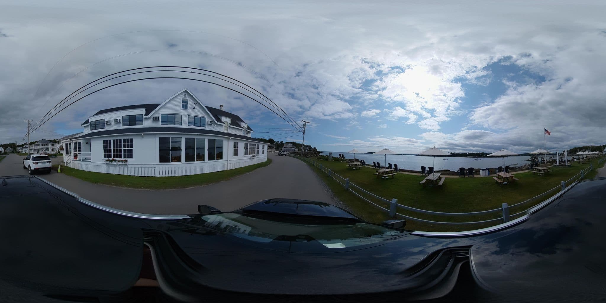 Street view near Ocean Point Inn, Boothbay Harbor — © atiannicelli (CC BY-SA · Mapillary)