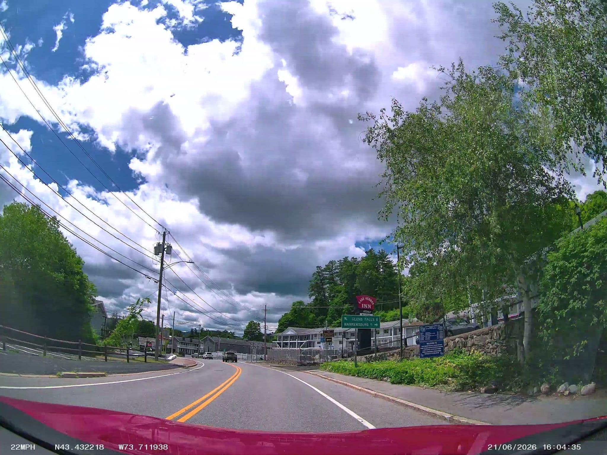 Street view near Lake George Inn, Queensbury — © DrivingRoundTown (CC BY-SA · Mapillary)