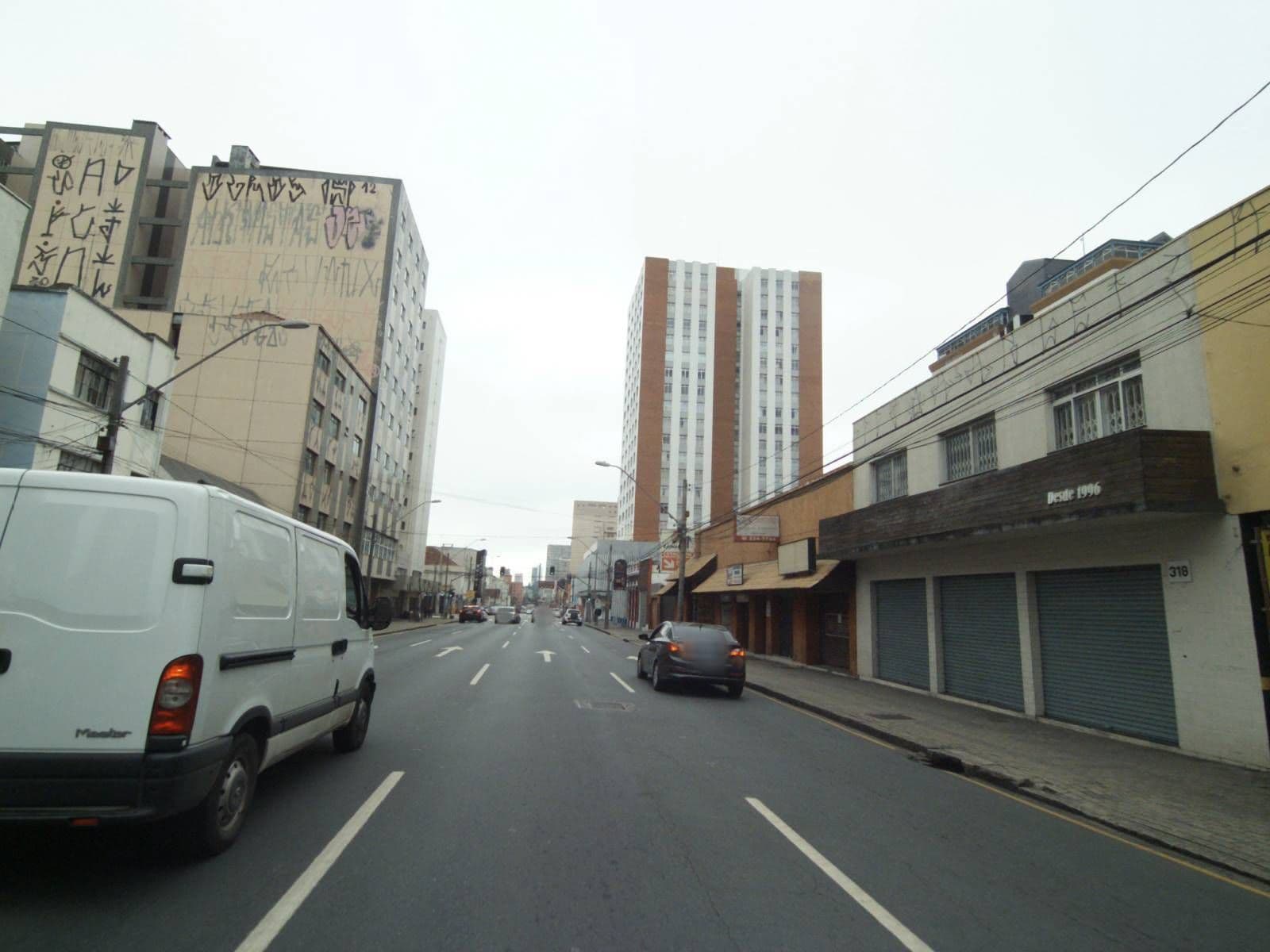 Street view near Hotel Mirhage, Curitiba — © projevias (CC BY-SA · Mapillary)