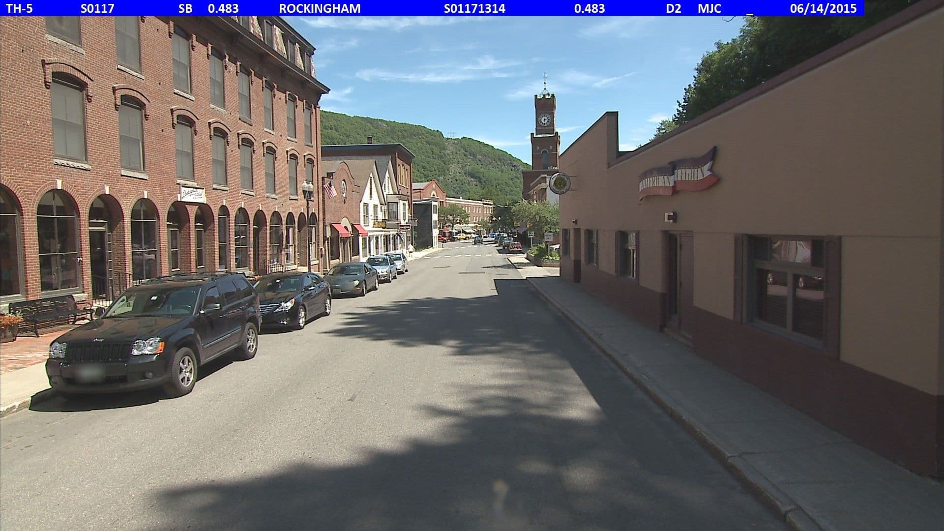 Street view near Rockingham Hotel, Bellows Falls — © vtrans_row (CC BY-SA · Mapillary)