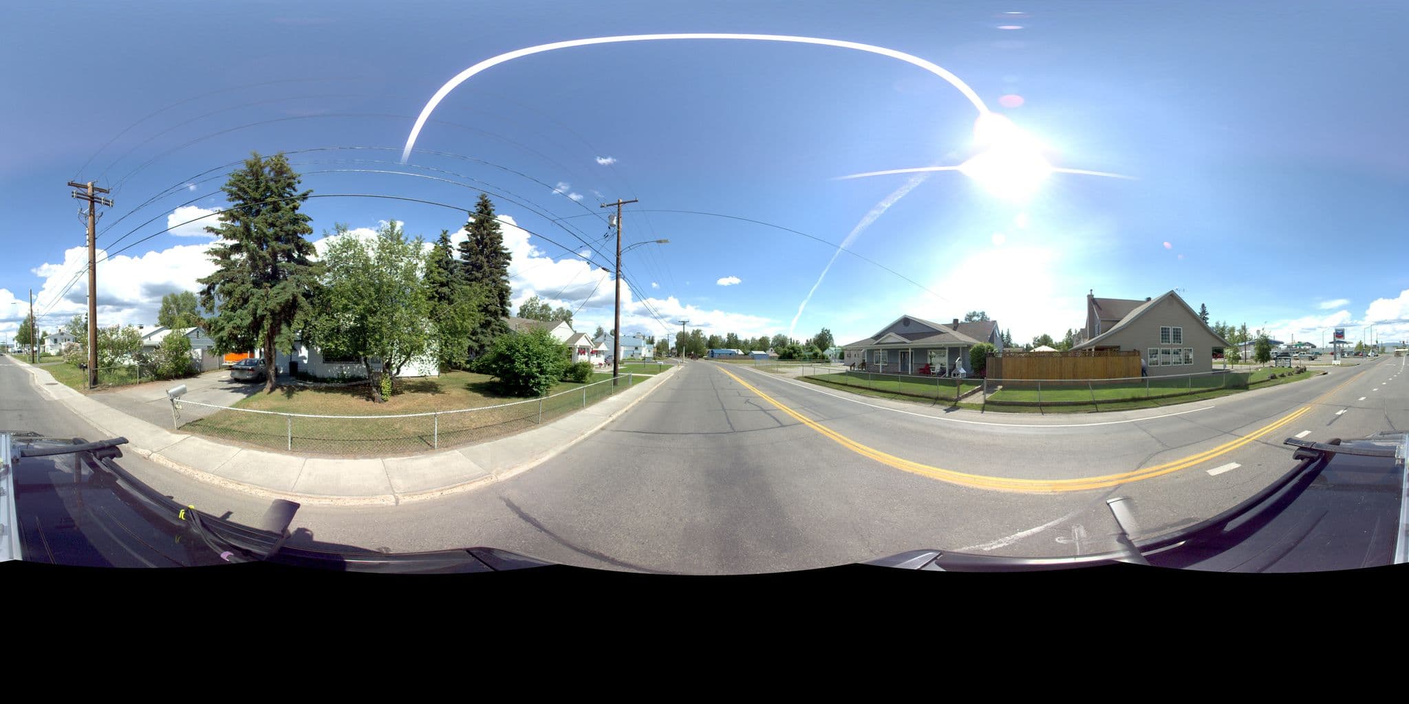 Street view near Minnie Street Inn B&B, Fairbanks — © kinneyeng (CC BY-SA · Mapillary)