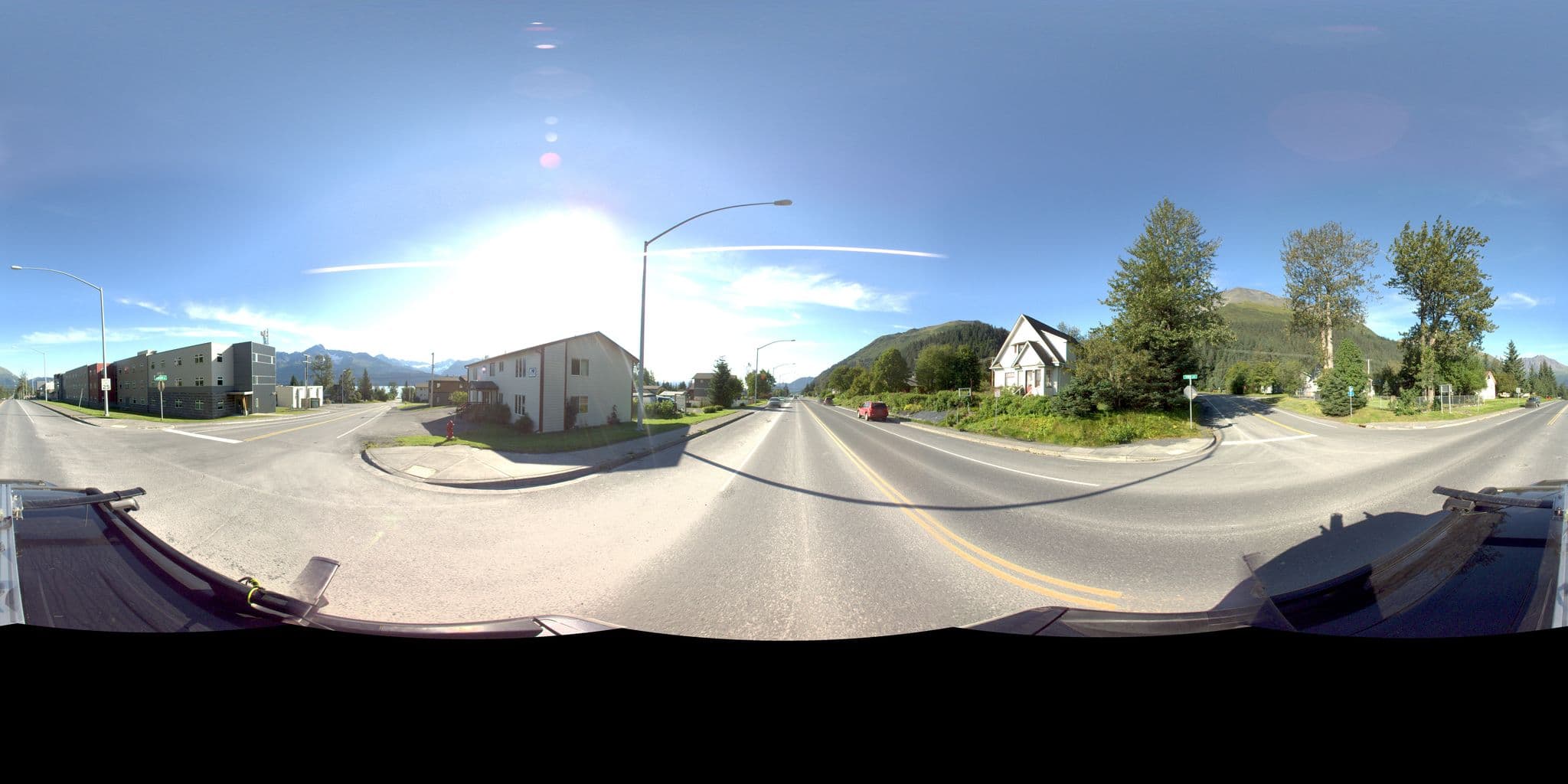 Street view near Moby Dick Hostel & Lodging, Bear Creek — © kinneyeng (CC BY-SA · Mapillary)