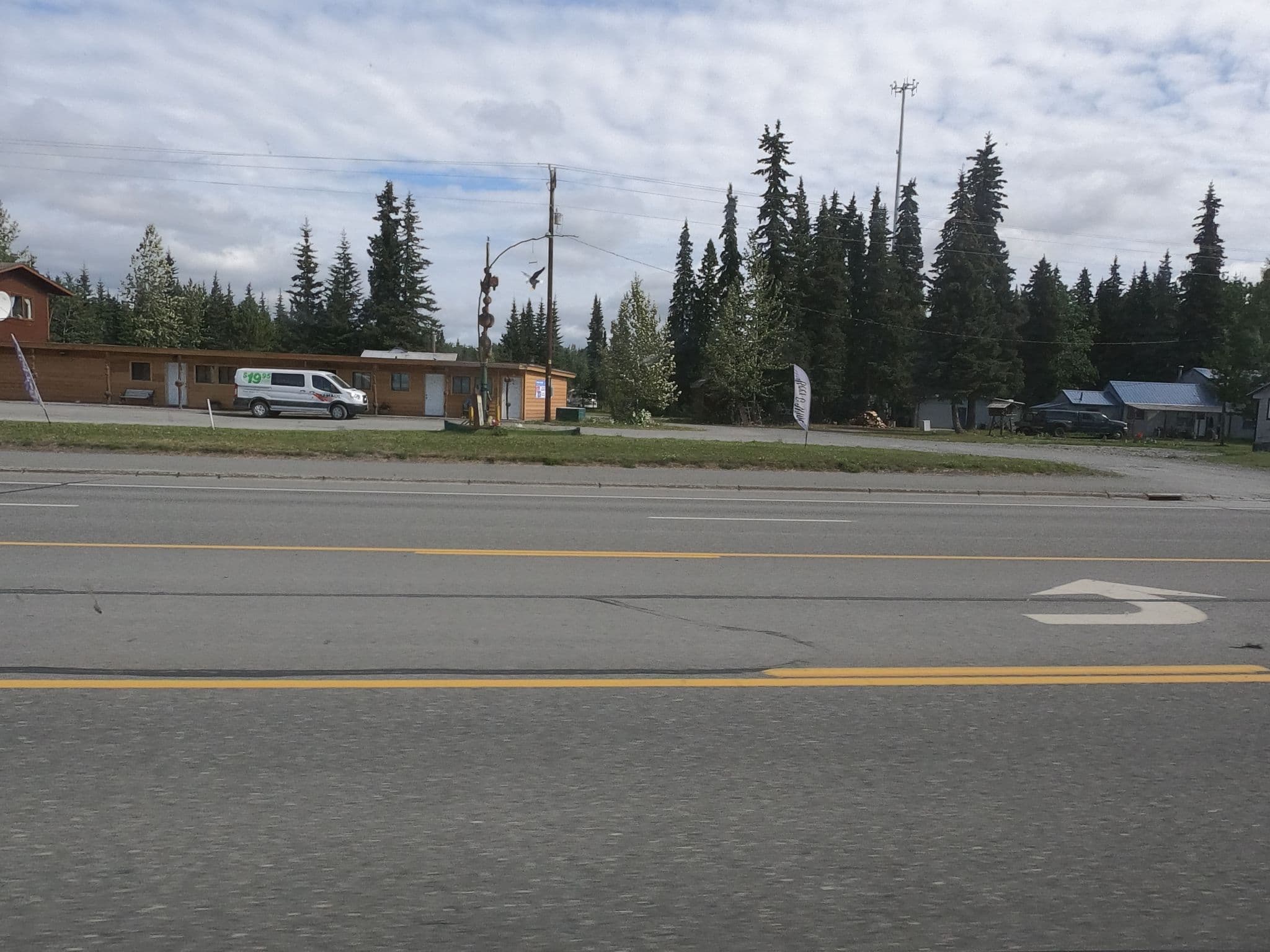 Street view near Bing Brown's, Funny River — © missmichiko (CC BY-SA · Mapillary)