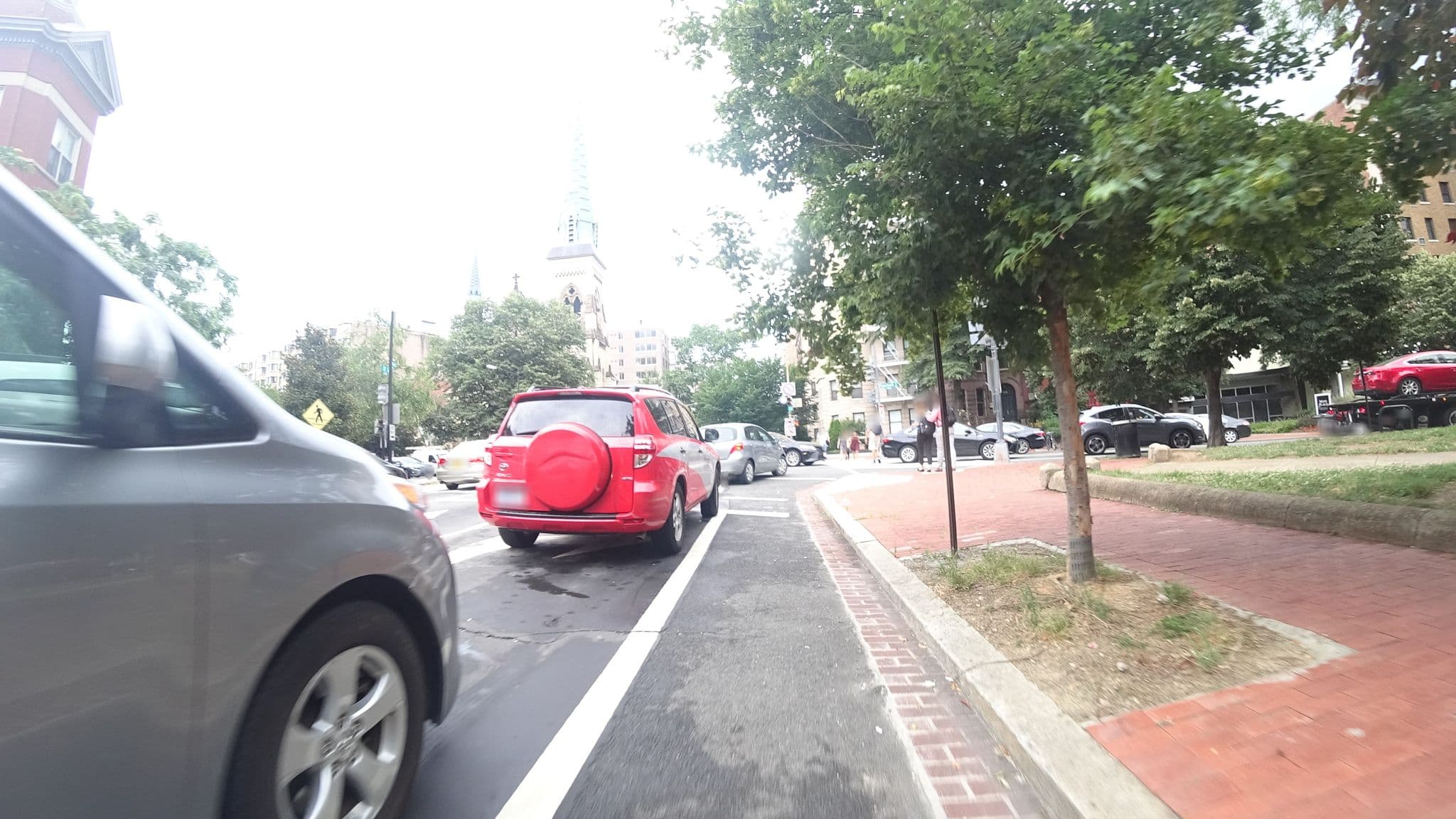 Street view near Swiss Inn, Mount Vernon Triangle — © danbjoseph (CC BY-SA · Mapillary)