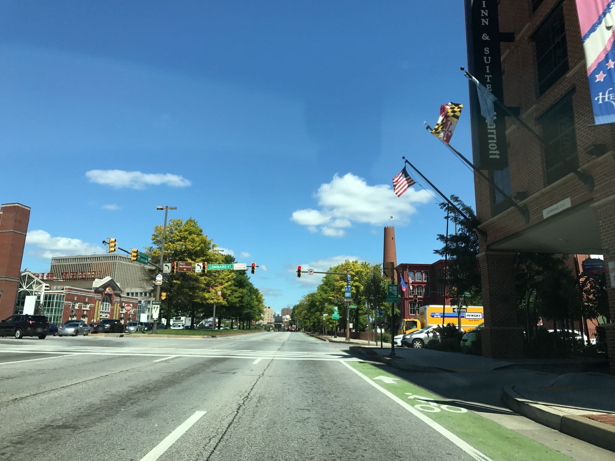 Street view near Fairfield Inn & Suites Baltimore Downtown/Inner Harbor, Inner Harbor — © mdroads (CC BY-SA · Mapillary)