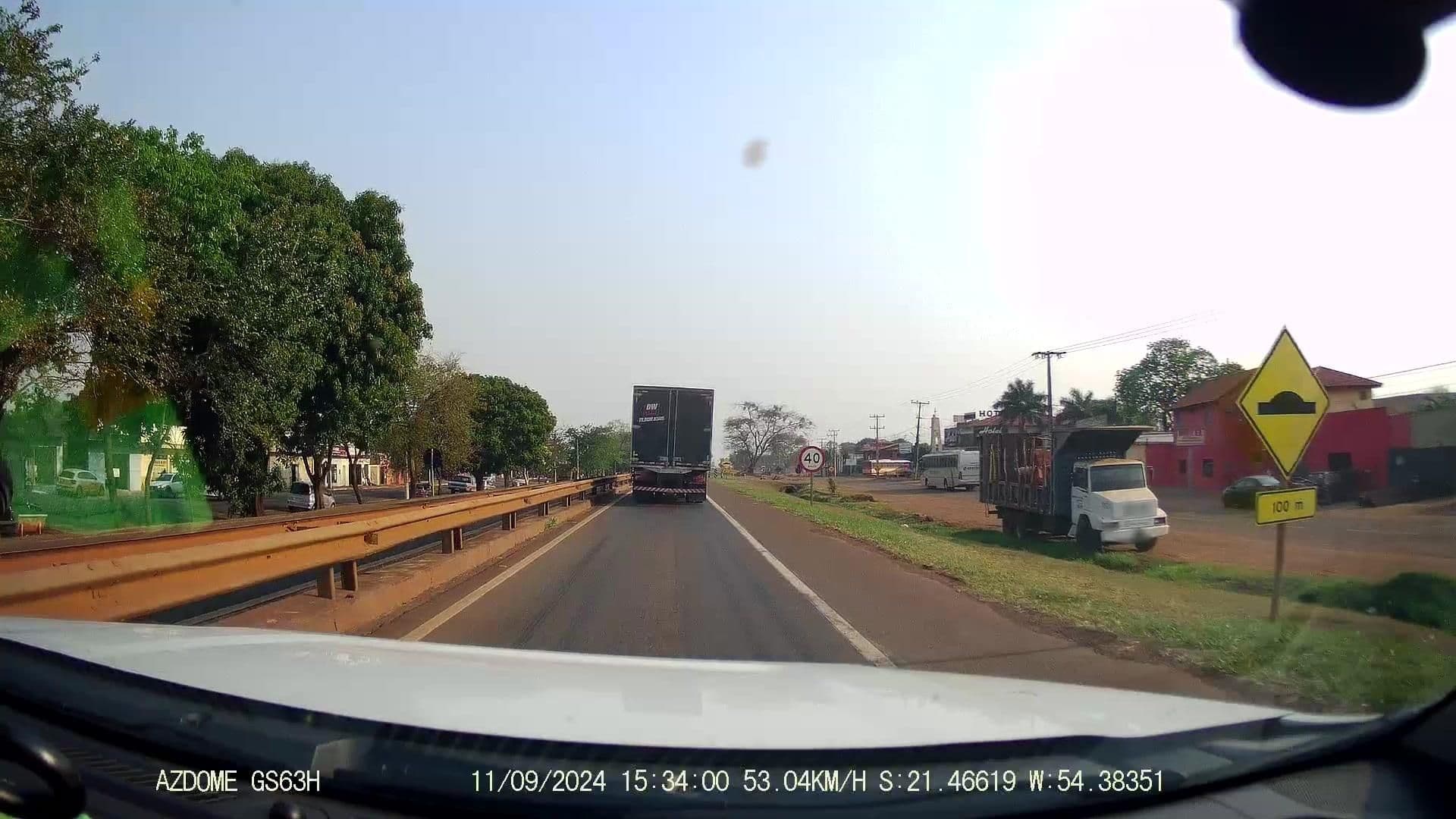 Street view near Hotel Santarém 1, Nova Alvorada do Sul — © jaderbavaresco (CC BY-SA · Mapillary)