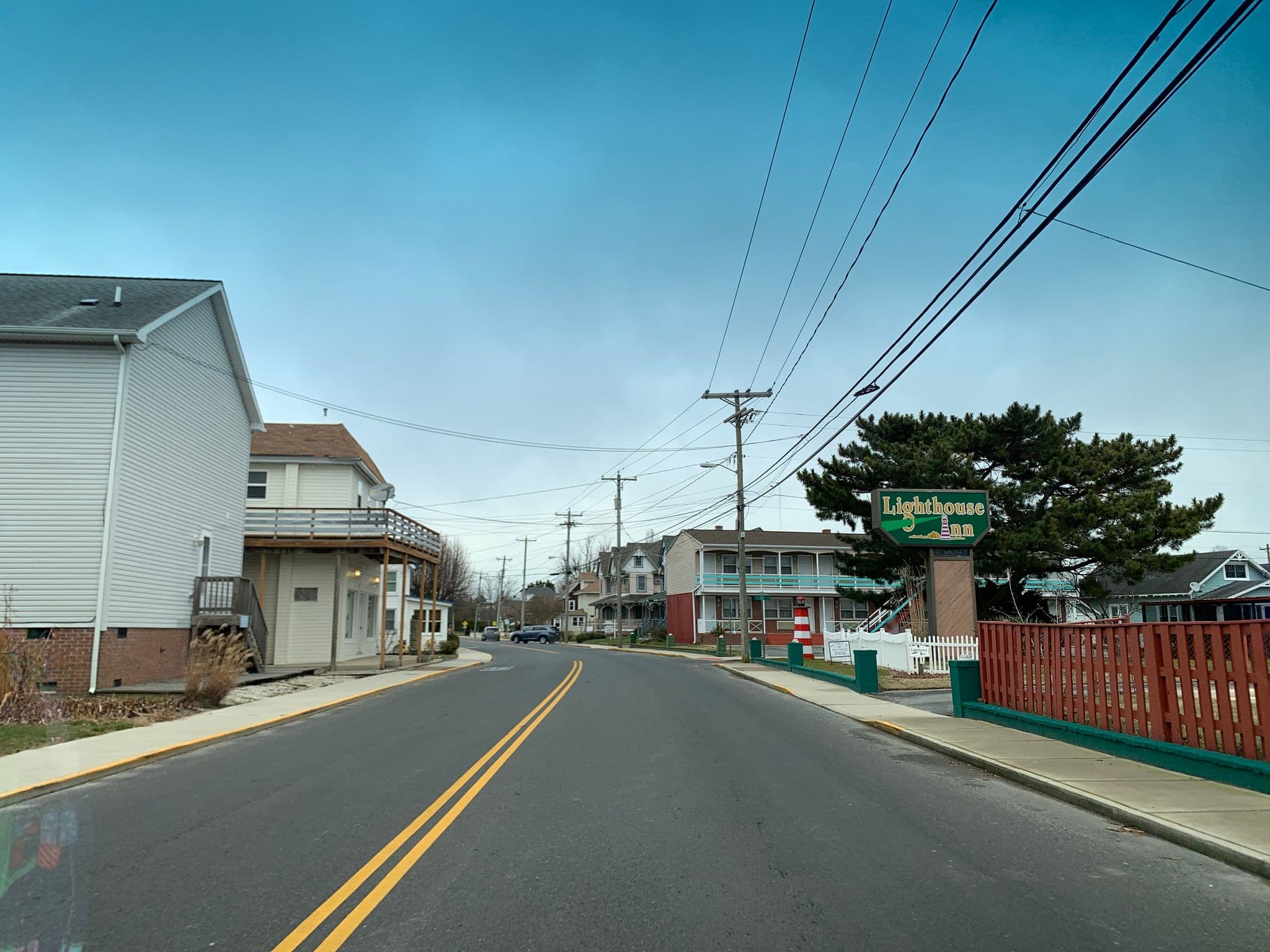 Street view near Lighthouse Inn, Chincoteague — © mdroads (CC BY-SA · Mapillary)