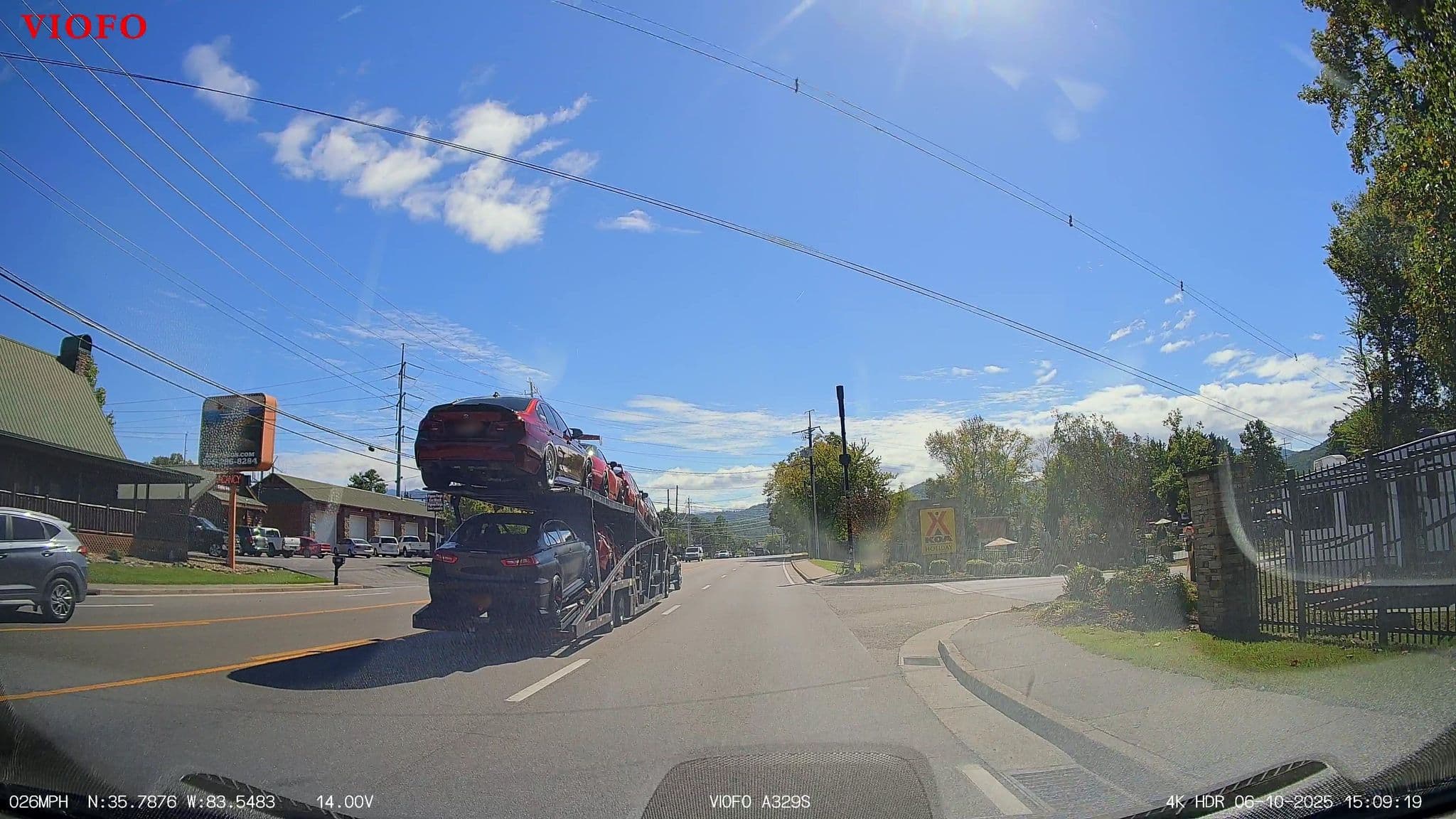 Street view near KOA Holiday, Pigeon Forge
