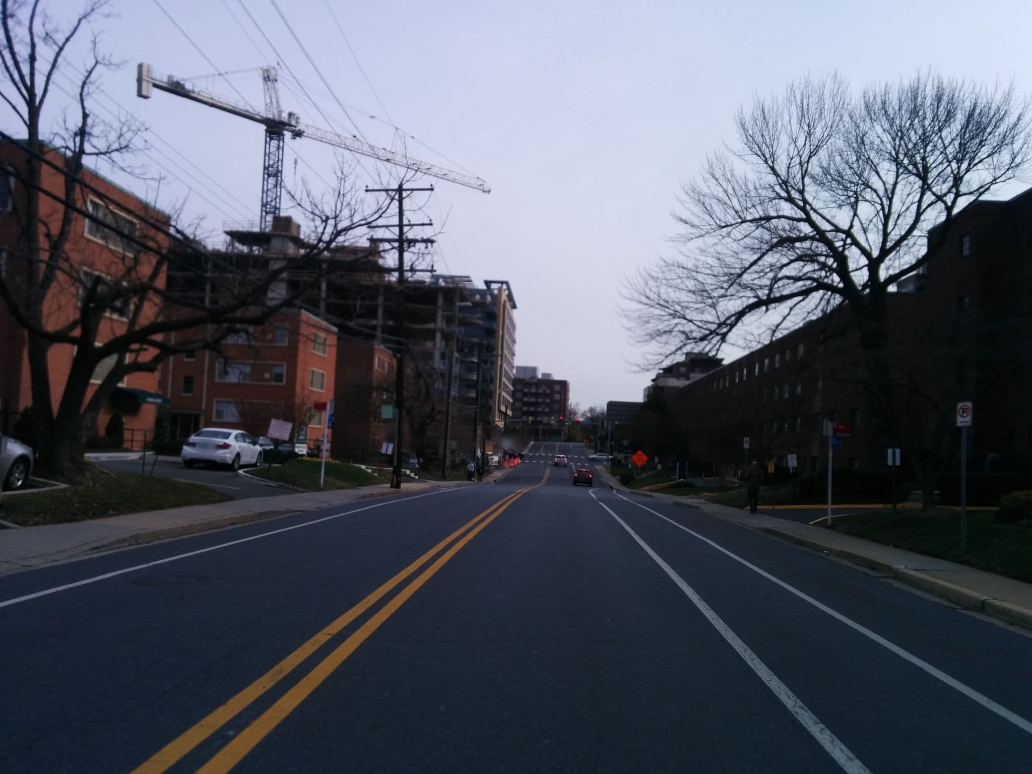 Street view near Battery Lane Apartments, Bethesda — © GEdwardJohnson (CC BY-SA · Mapillary)