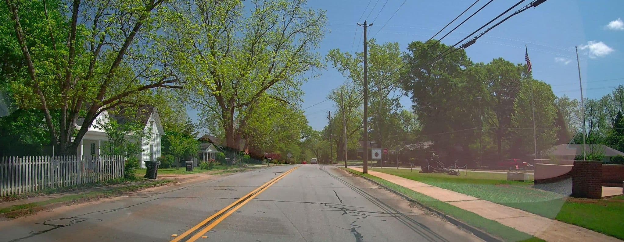 Street view near Reese Hall Gardens and Kitchen, Indian Springs — © lordsutch (CC BY-SA · Mapillary)