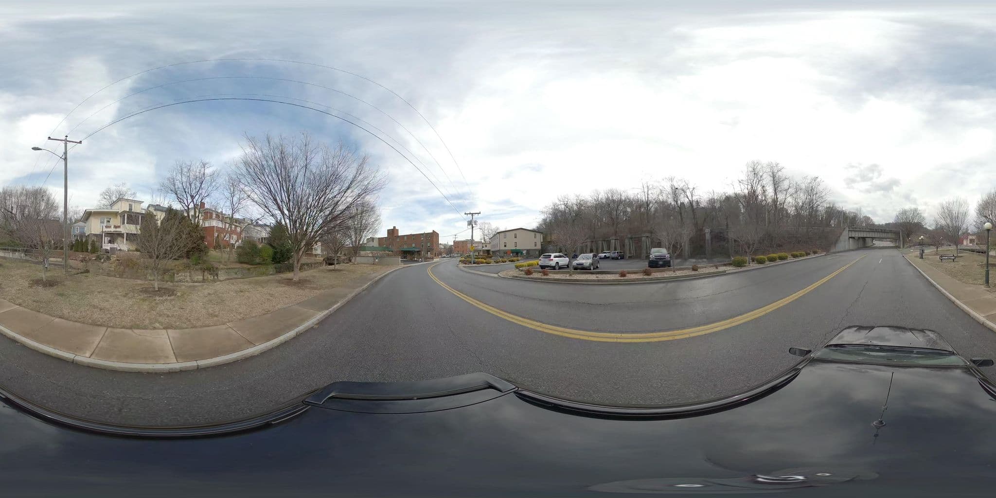 Street view near the apARTment on Church, Staunton — © pmfox97 (CC BY-SA · Mapillary)
