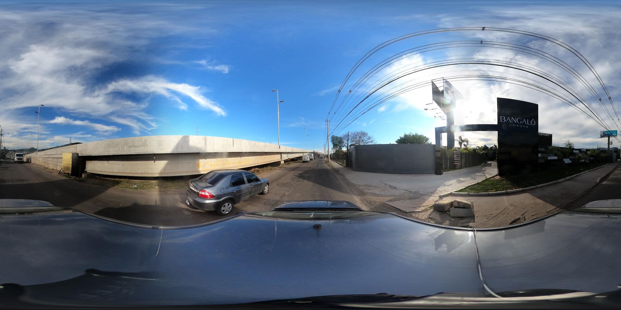 Street view near Bangalô, Santa Maria — © santamariense (CC BY-SA · Mapillary)