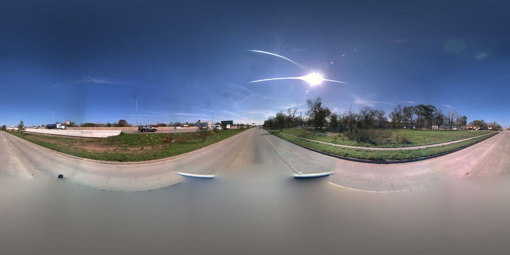 Street view near Palace Inn, Houston