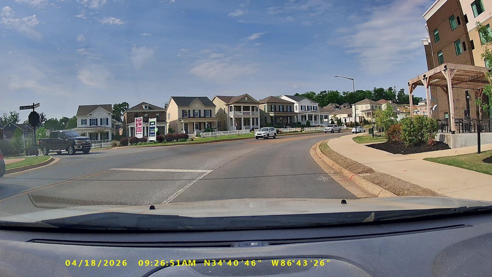 Street view near Homewood Suites, Redstone Arsenal — © argwx256 (CC BY-SA · Mapillary)