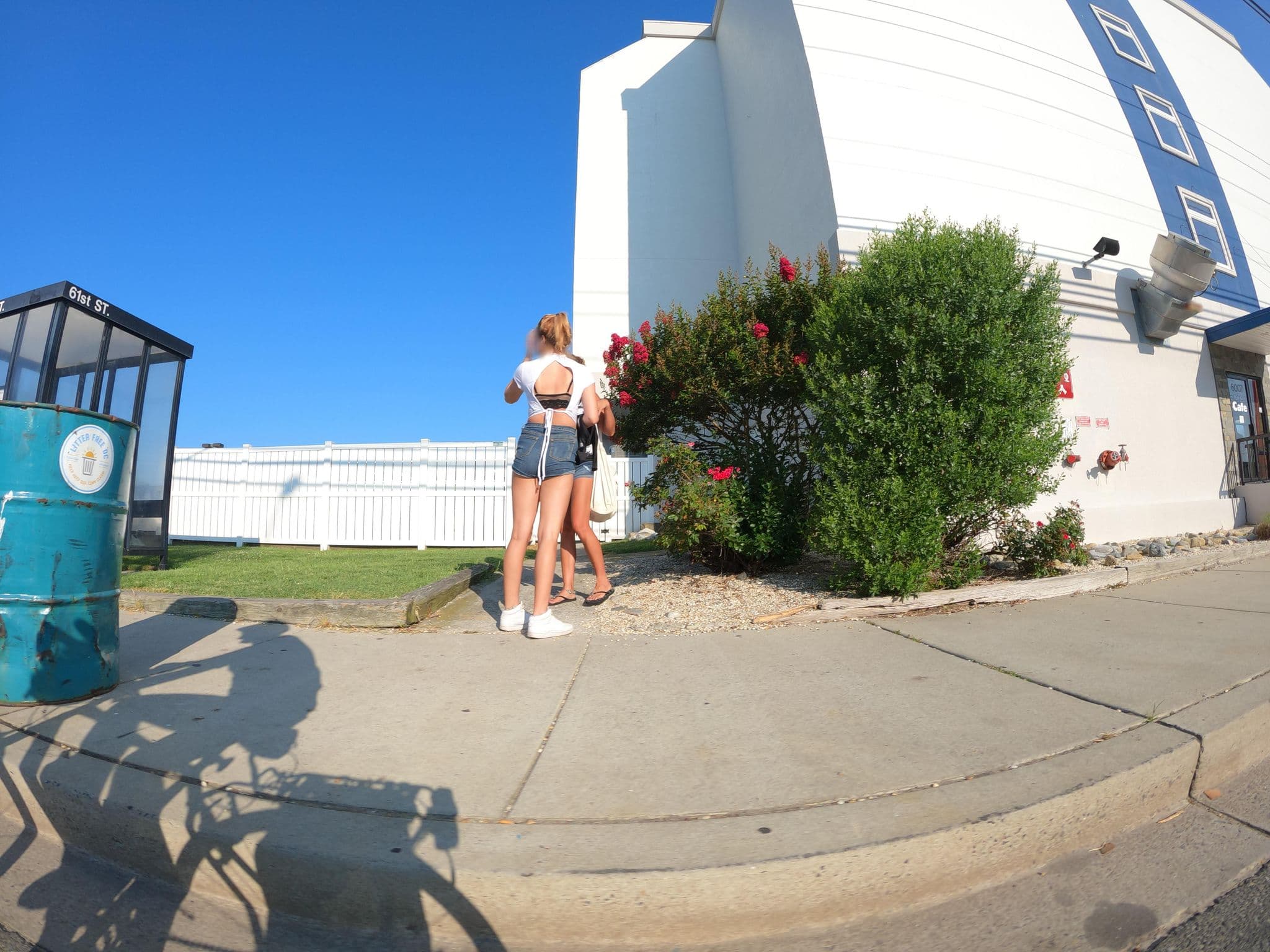 Street view near Sea Bay Hotel, West Ocean City