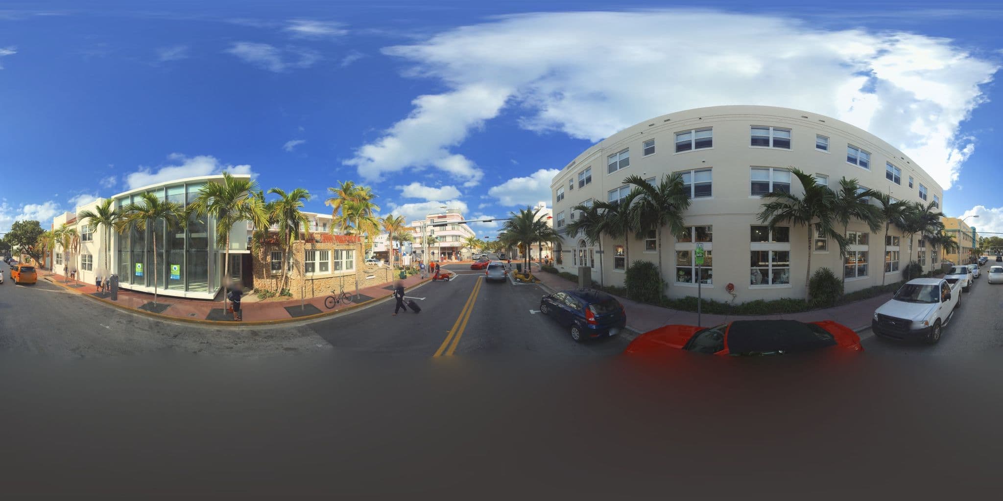 Street view near Jetset Franklin, Miami Beach