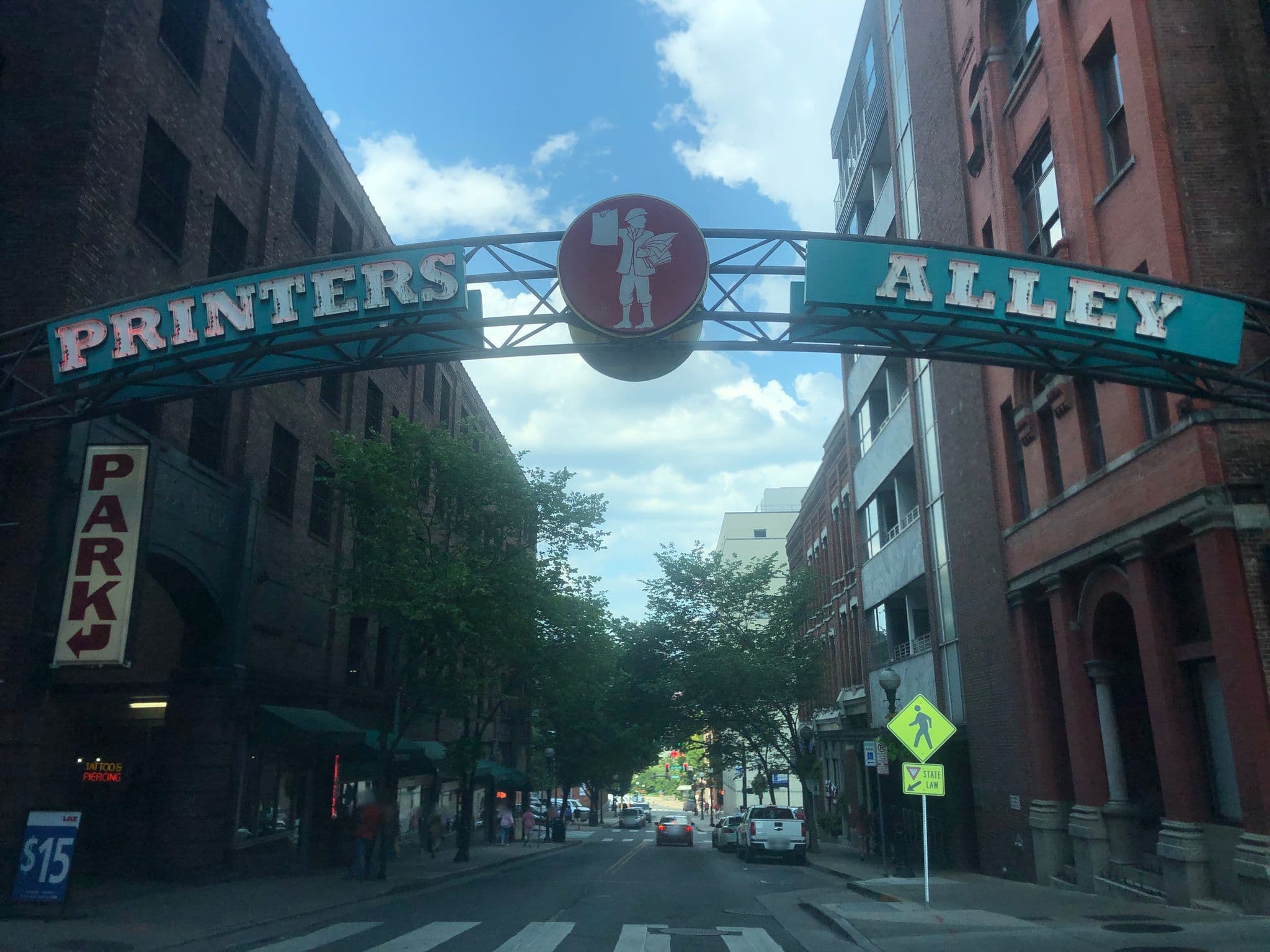 Street view near Courtyard, Nashville