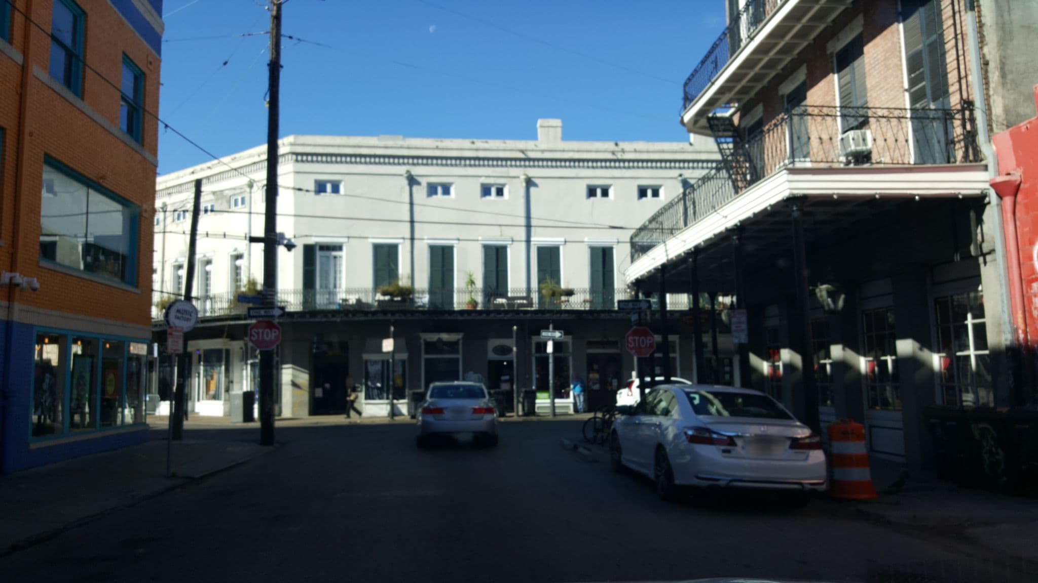 Street view near The Frenchmen Hotel, New Orleans