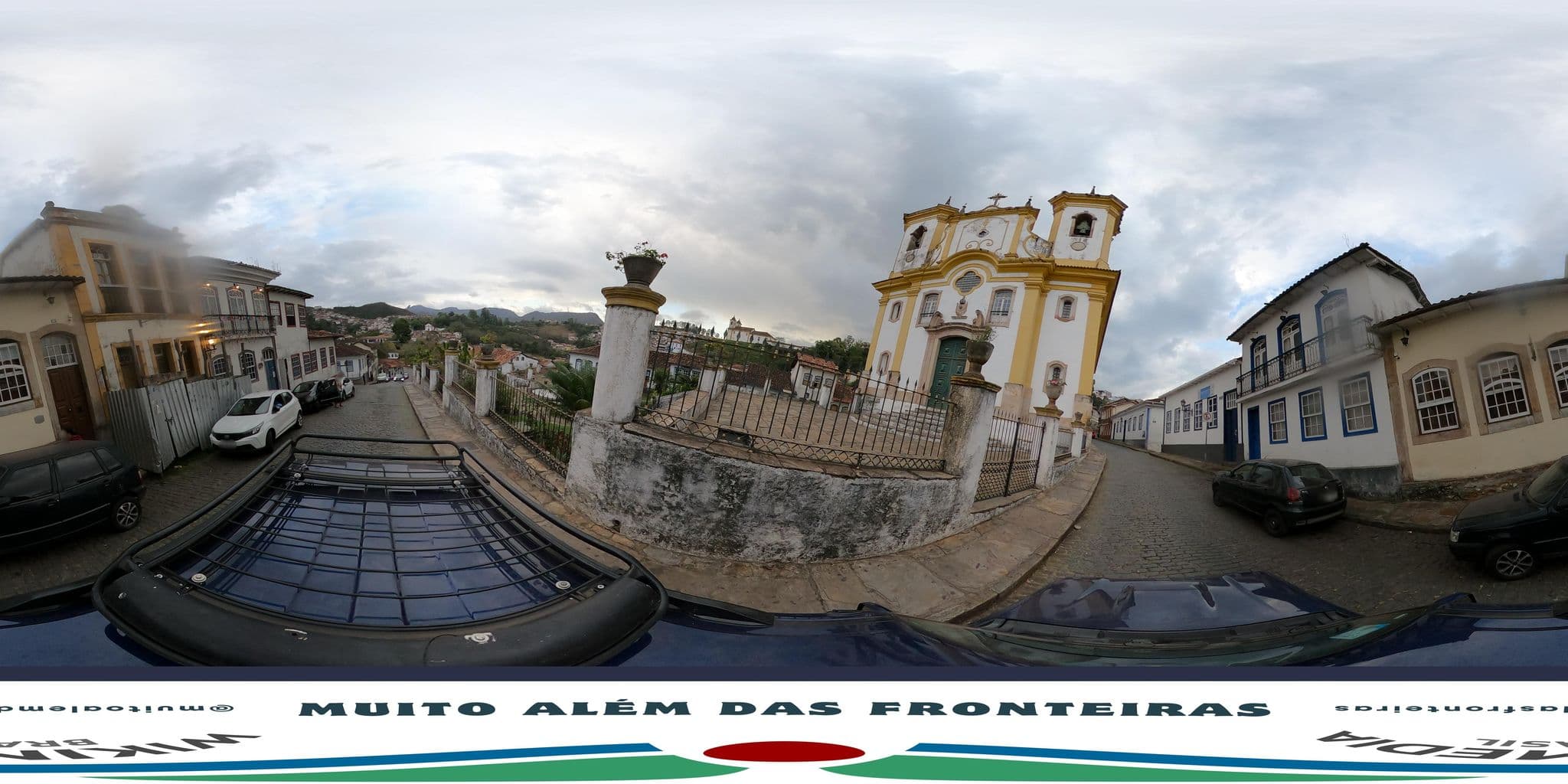 Street view near Freedom Hostel, Ouro Preto — © MuitoAlemdasFronteiras (CC BY-SA · Mapillary)