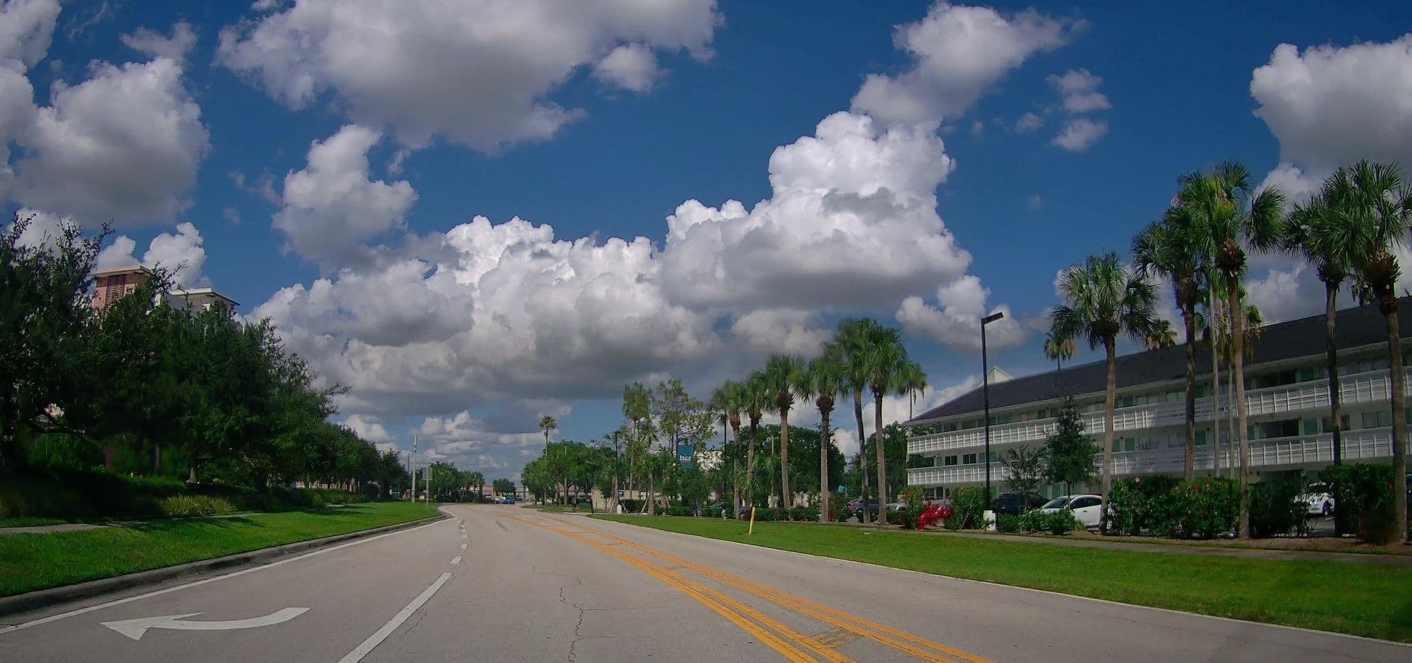 Street view near Blue Inn, Celebration