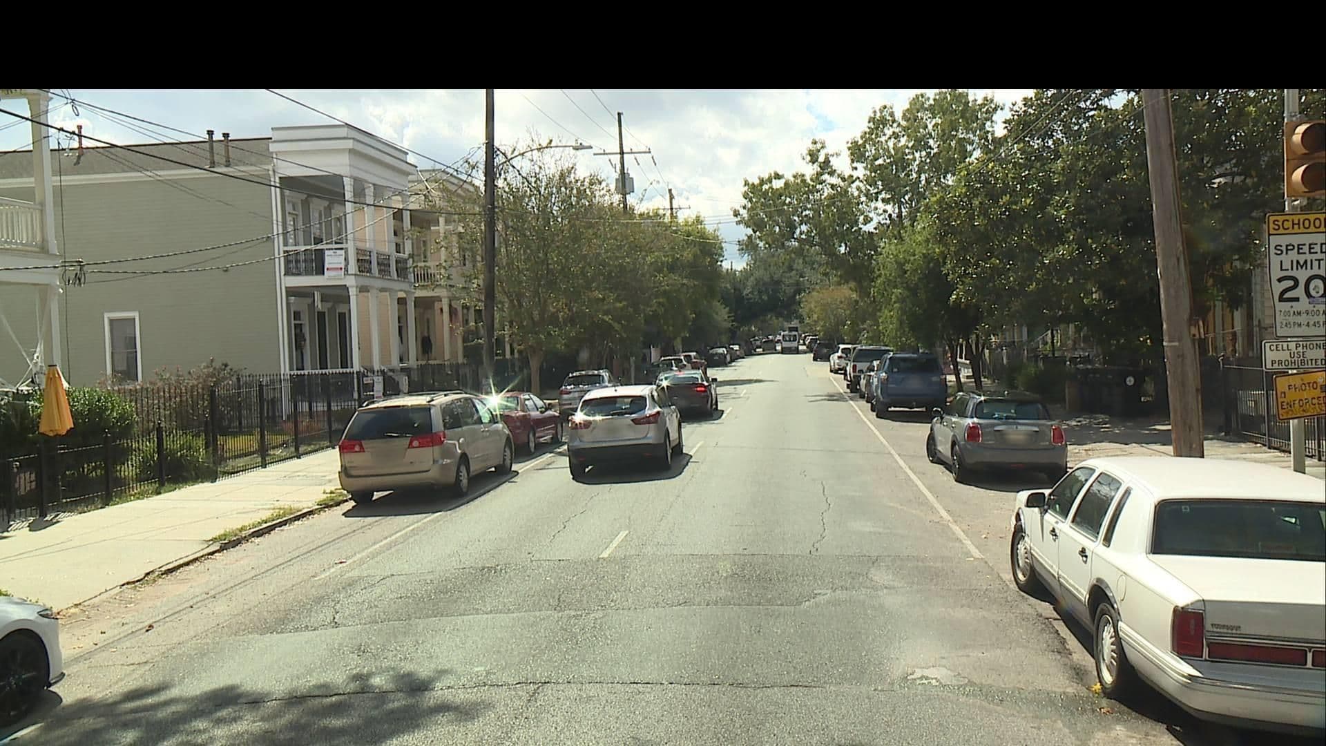 Street view near Atlas House, New Orleans