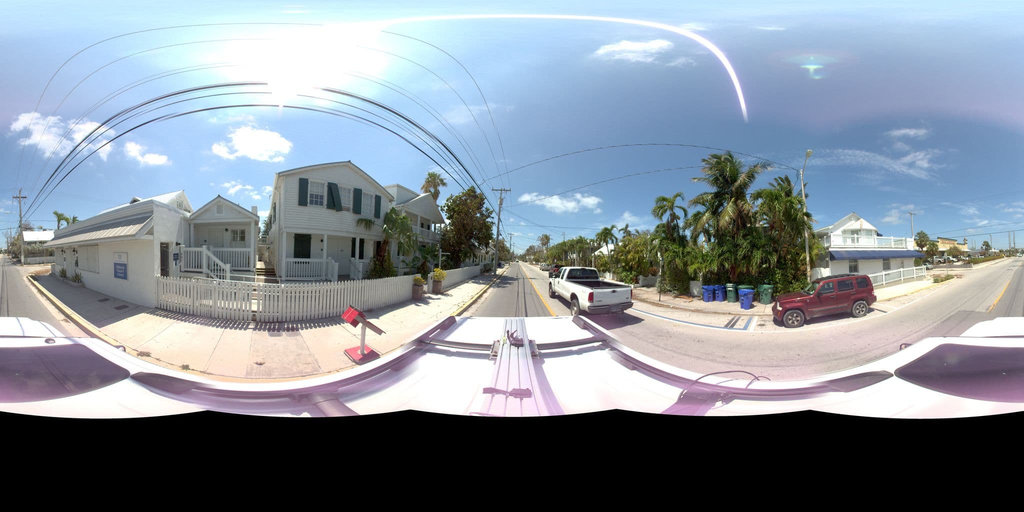 Street view near Fitch Lodge, Key West