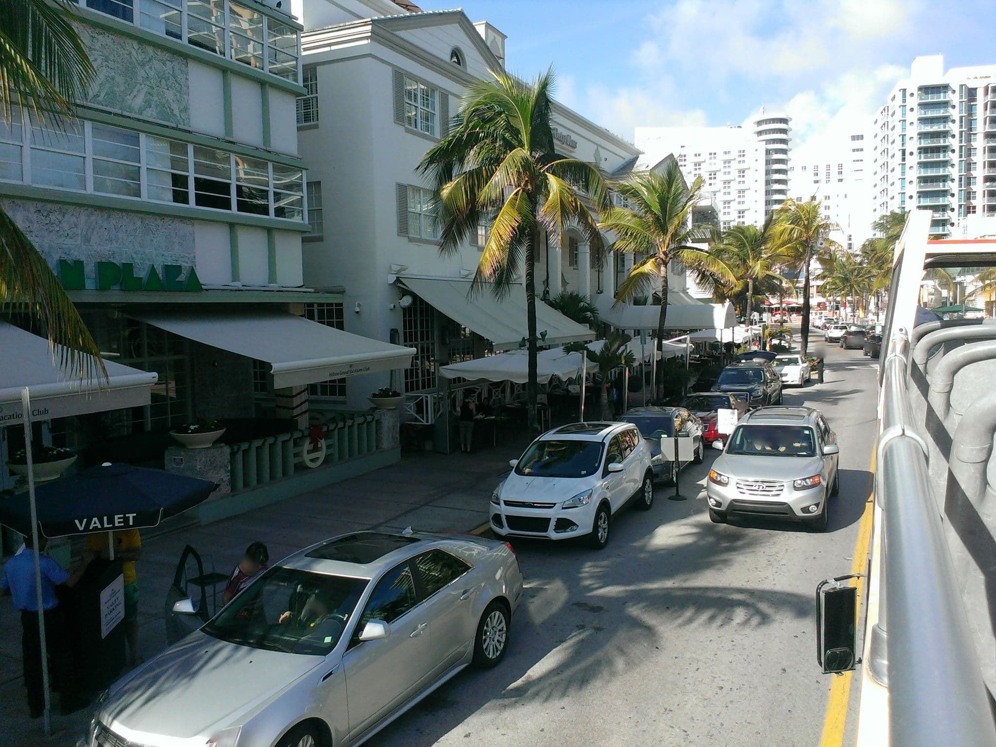 Street view near McAlpin Hotel, Miami Beach