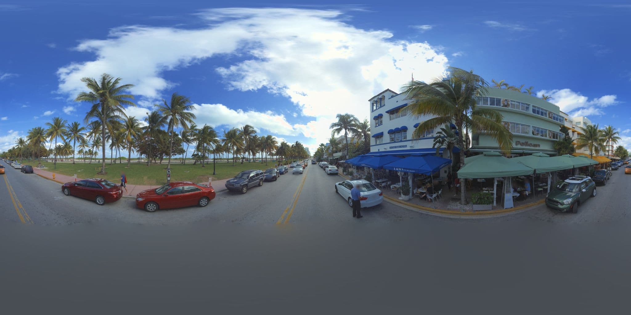 Street view near Pelican Hotel, Miami Beach — © microsoft (CC BY-SA · Mapillary)