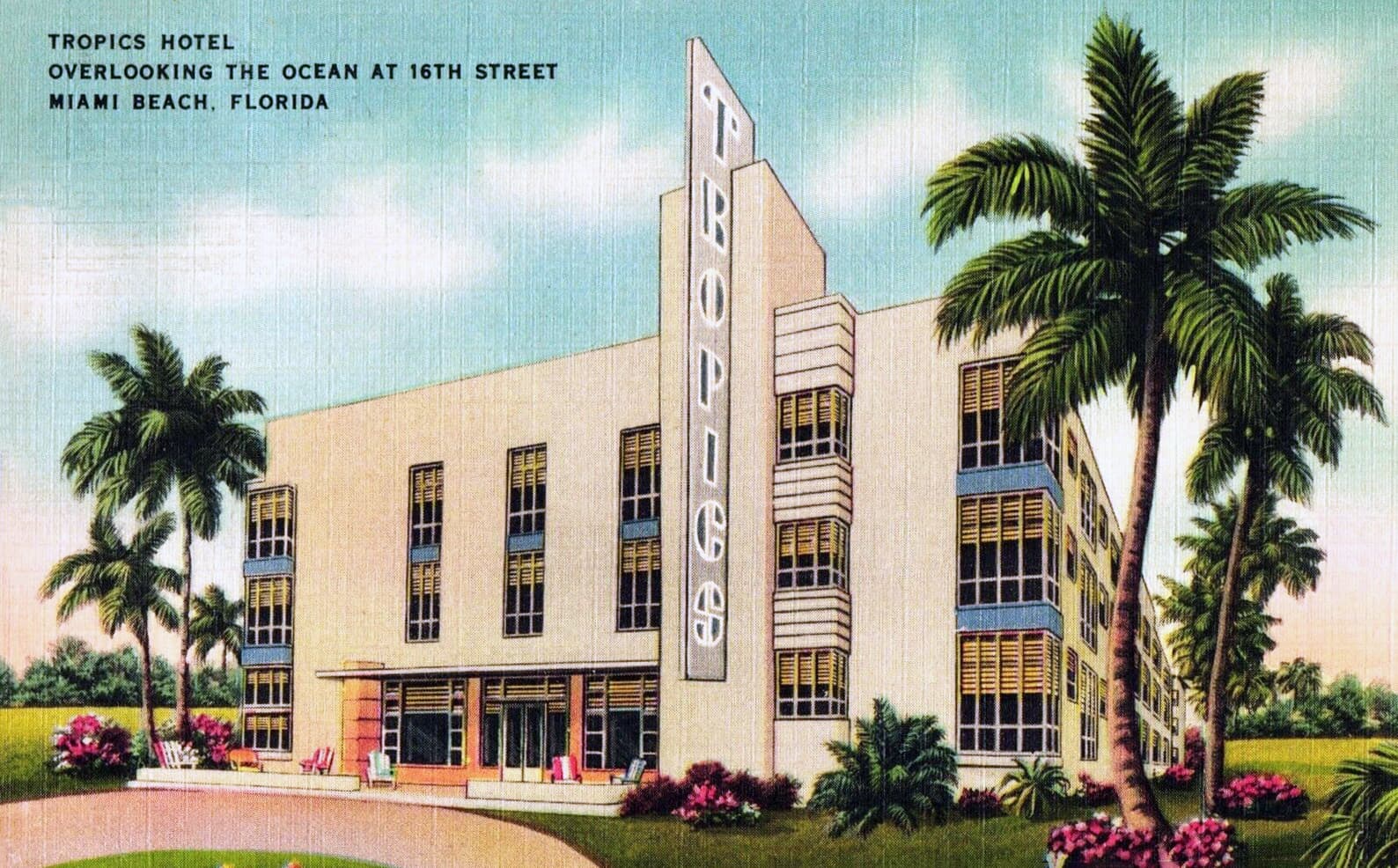 Tropics Hotel (via Wikimedia Commons, Public domain)