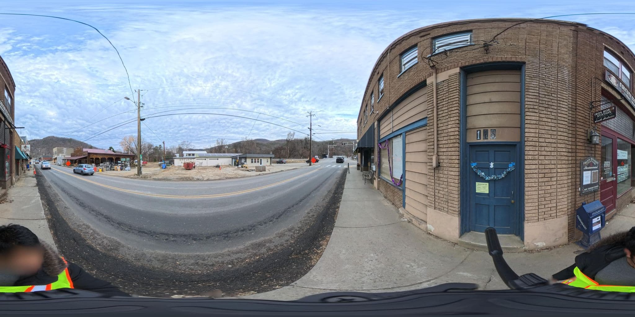 Street view near The Iron Horse Station & Tavern, Mars Hill — © BEAMlab (CC BY-SA · Mapillary)