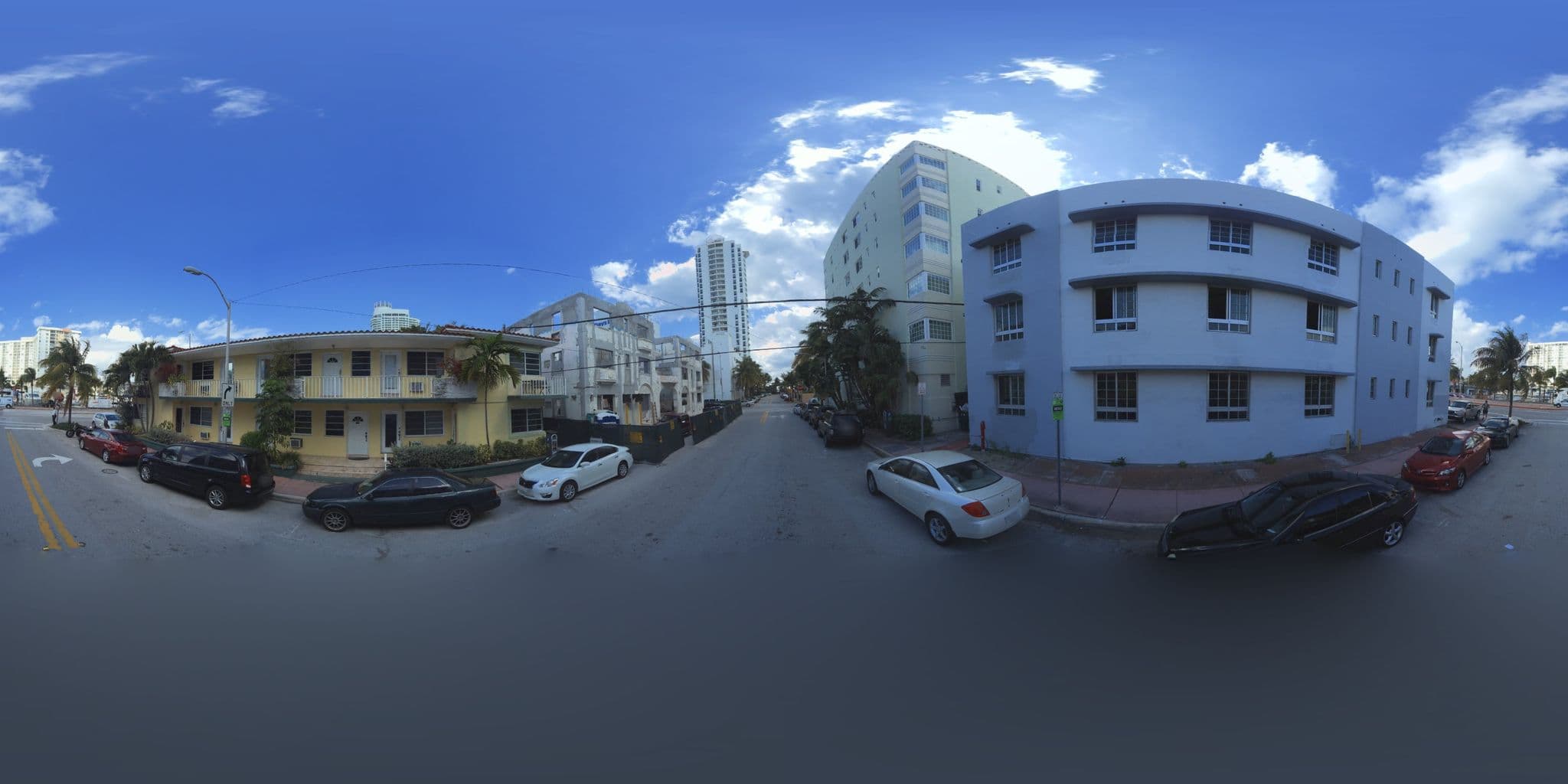 Street view near L Hotel Miami Beach, Miami Beach