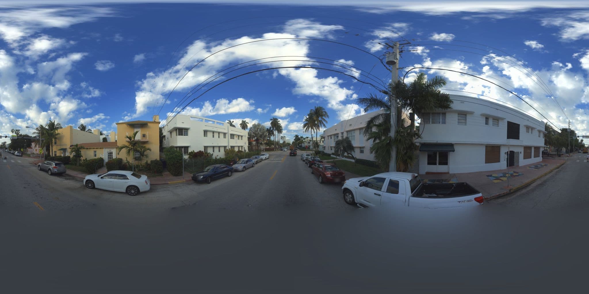 Street view near Hispaniola Apartments Part of the Oasis Casita Collection, Miami Beach