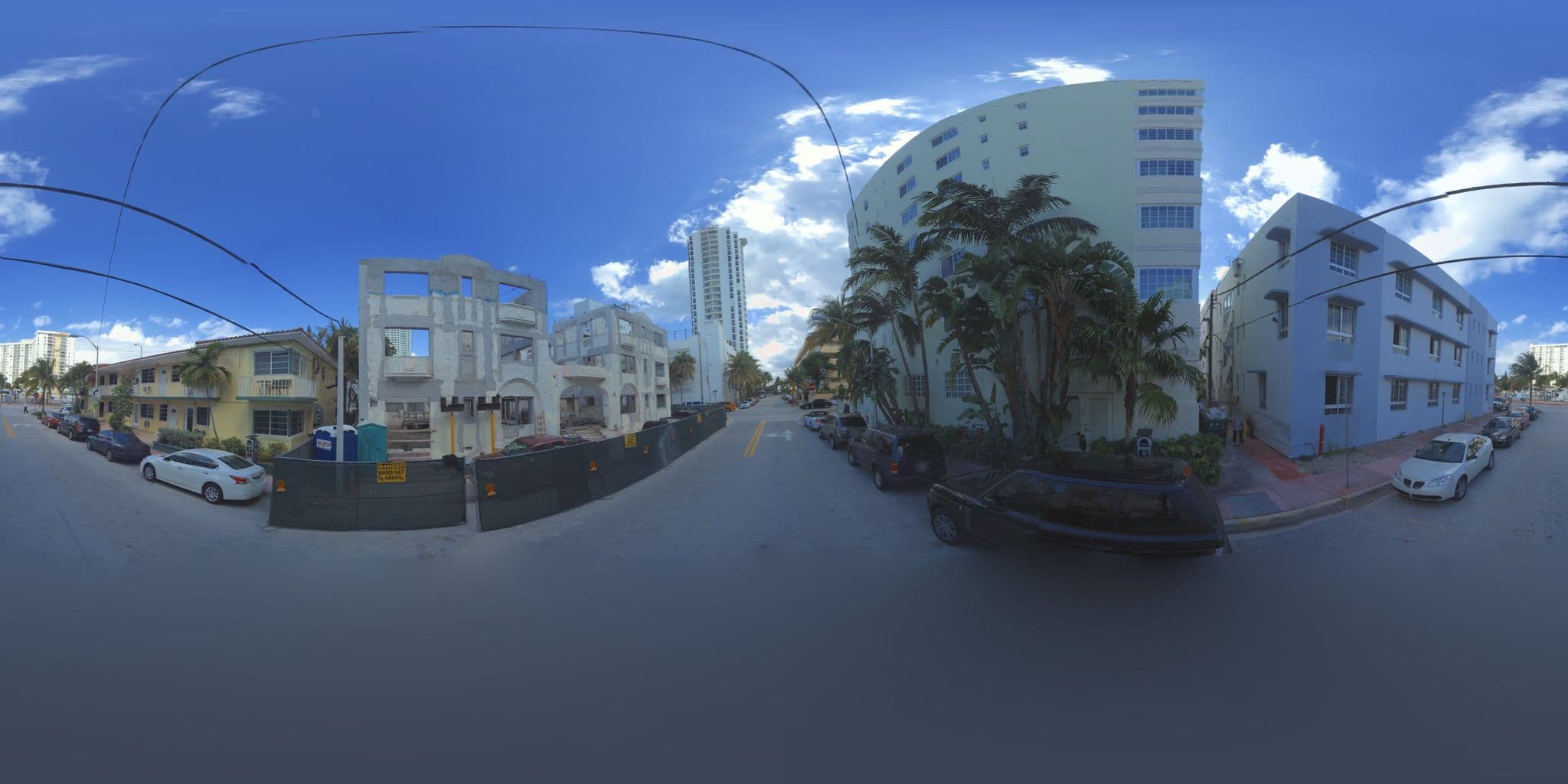 Street view near Ocean Spray Hotel, Miami Beach