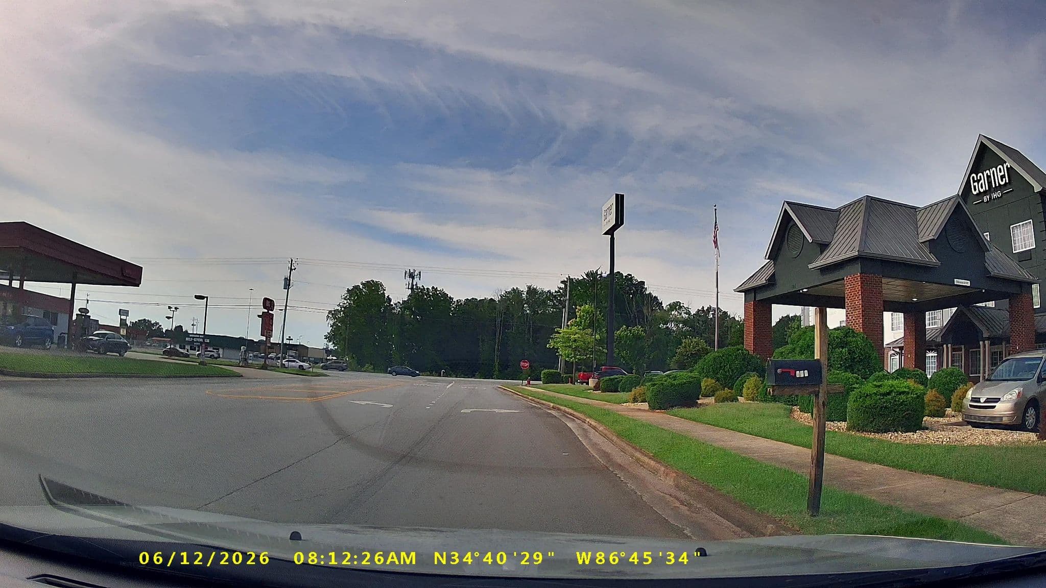 Street view near Garner Hotels, Redstone Arsenal — © argwx256 (CC BY-SA · Mapillary)